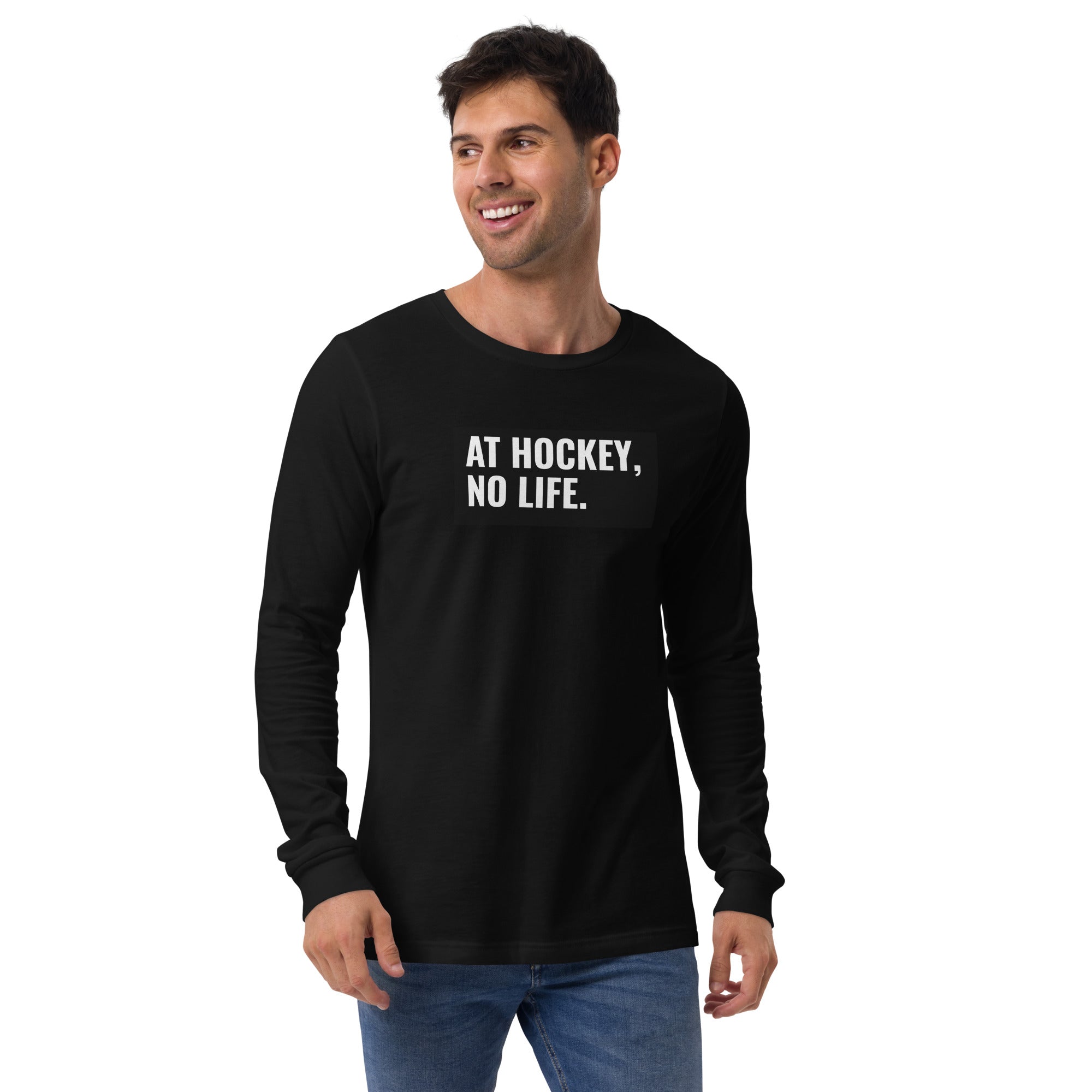 At Hockey, No Life Men's Select Long Sleeve