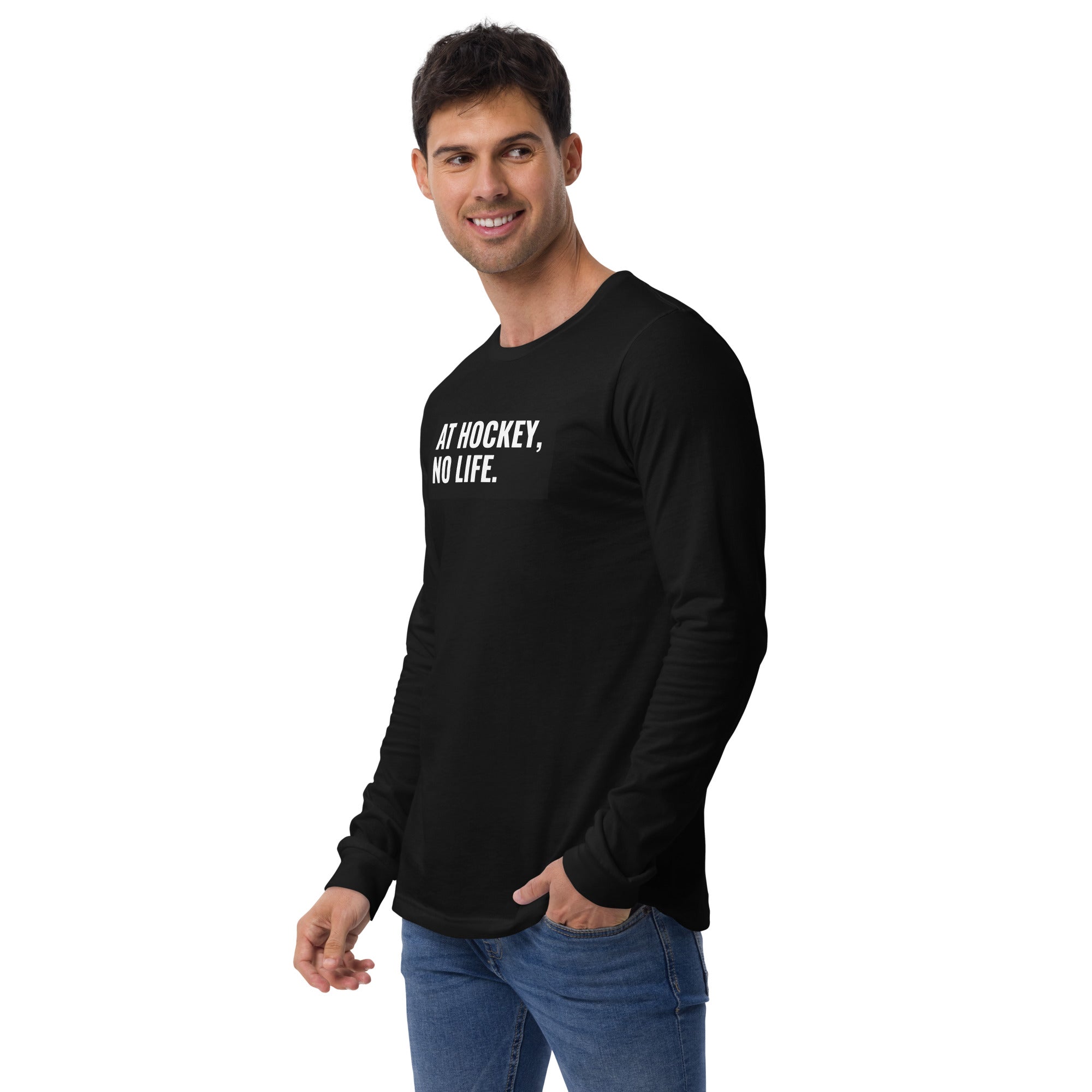 At Hockey, No Life Men's Select Long Sleeve