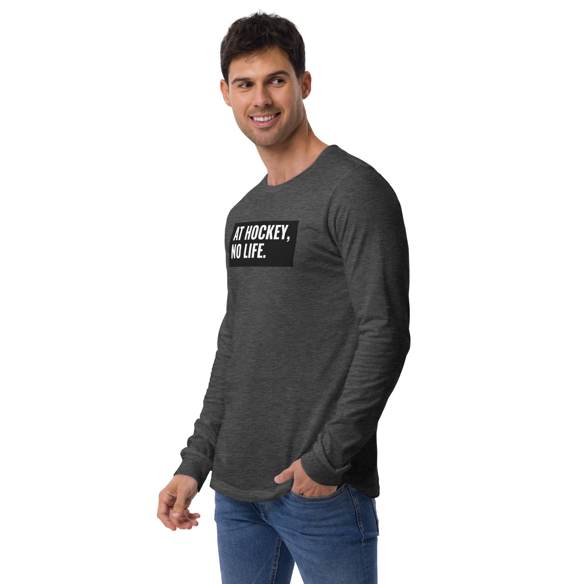 At Hockey, No Life Men's Select Long Sleeve