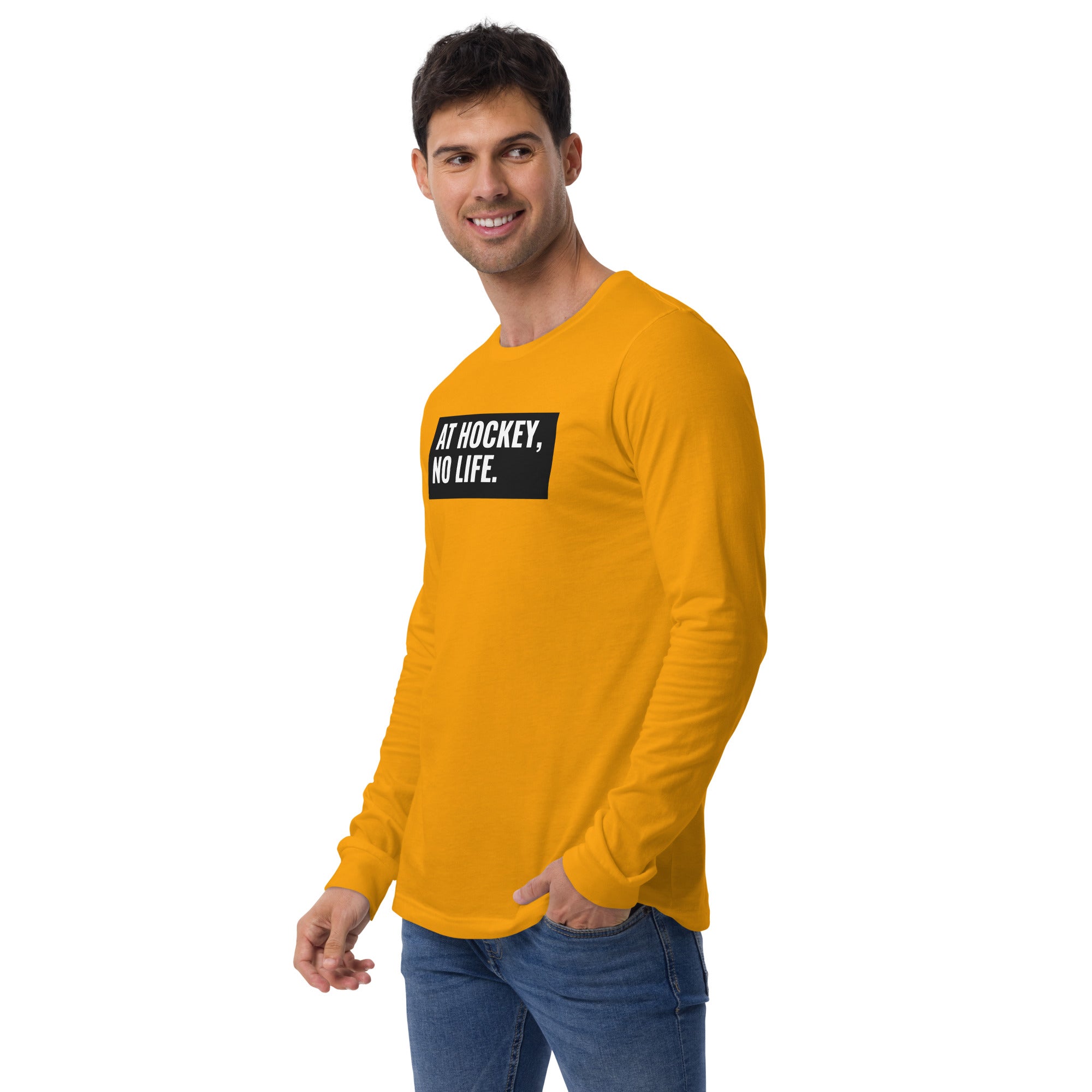 At Hockey, No Life Men's Select Long Sleeve