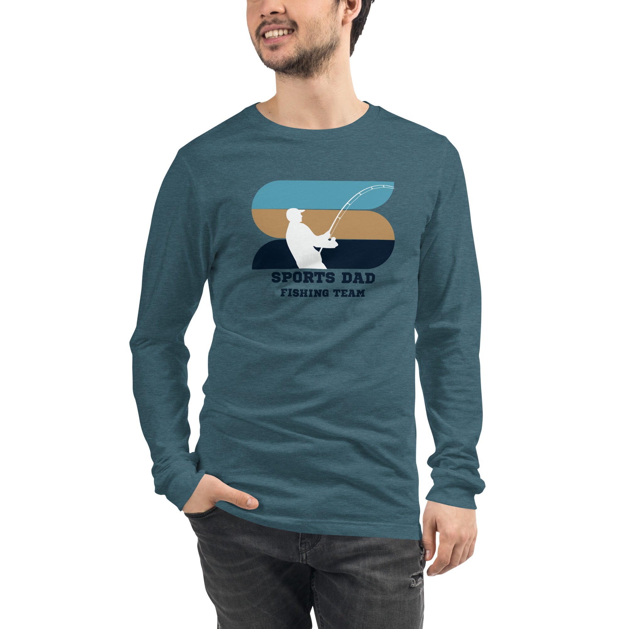 The Original Sports Dad Fishing Team Men's Select Long Sleeve