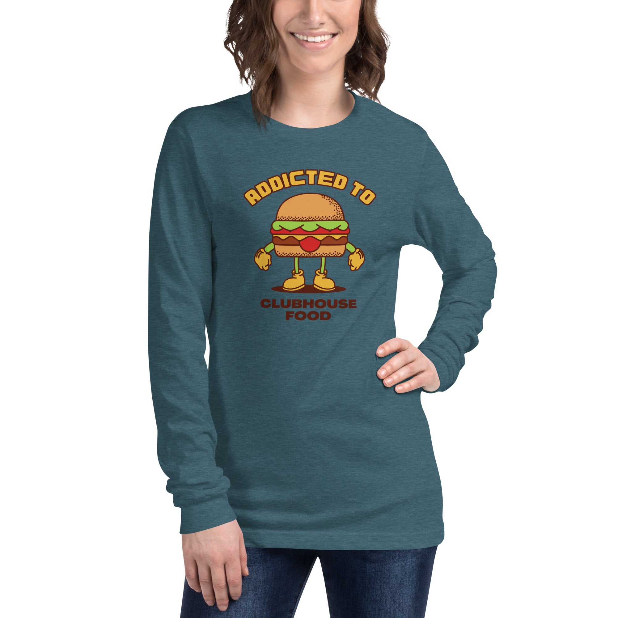 Addicted To Clubhouse Food Women's Select Long Sleeve