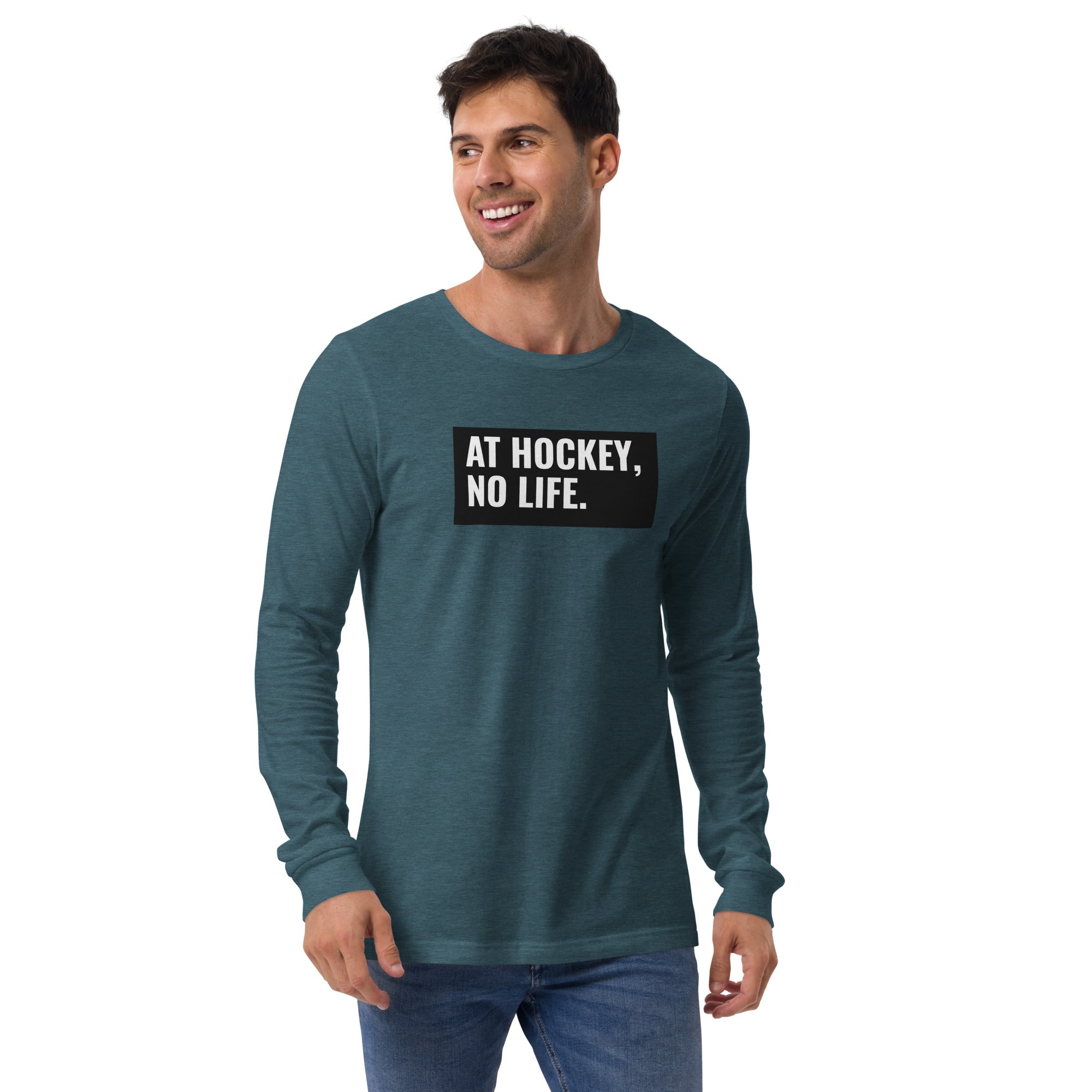 At Hockey, No Life Men's Select Long Sleeve