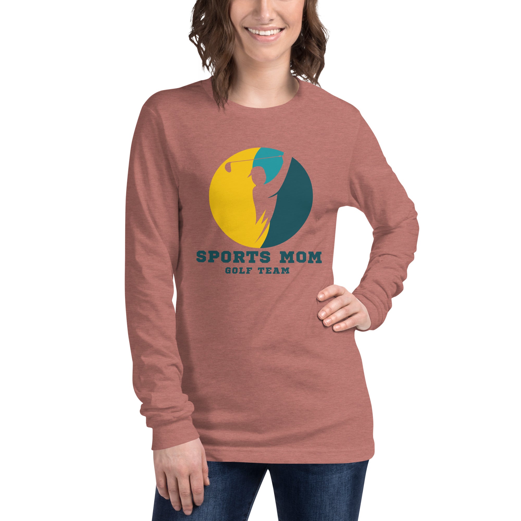 The Original Sports Mom Golf Team Women's Select Long Sleeve