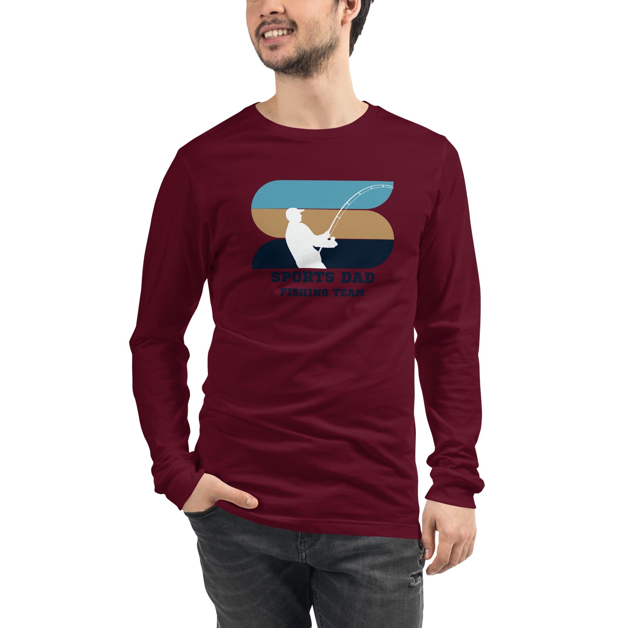 The Original Sports Dad Fishing Team Men's Select Long Sleeve