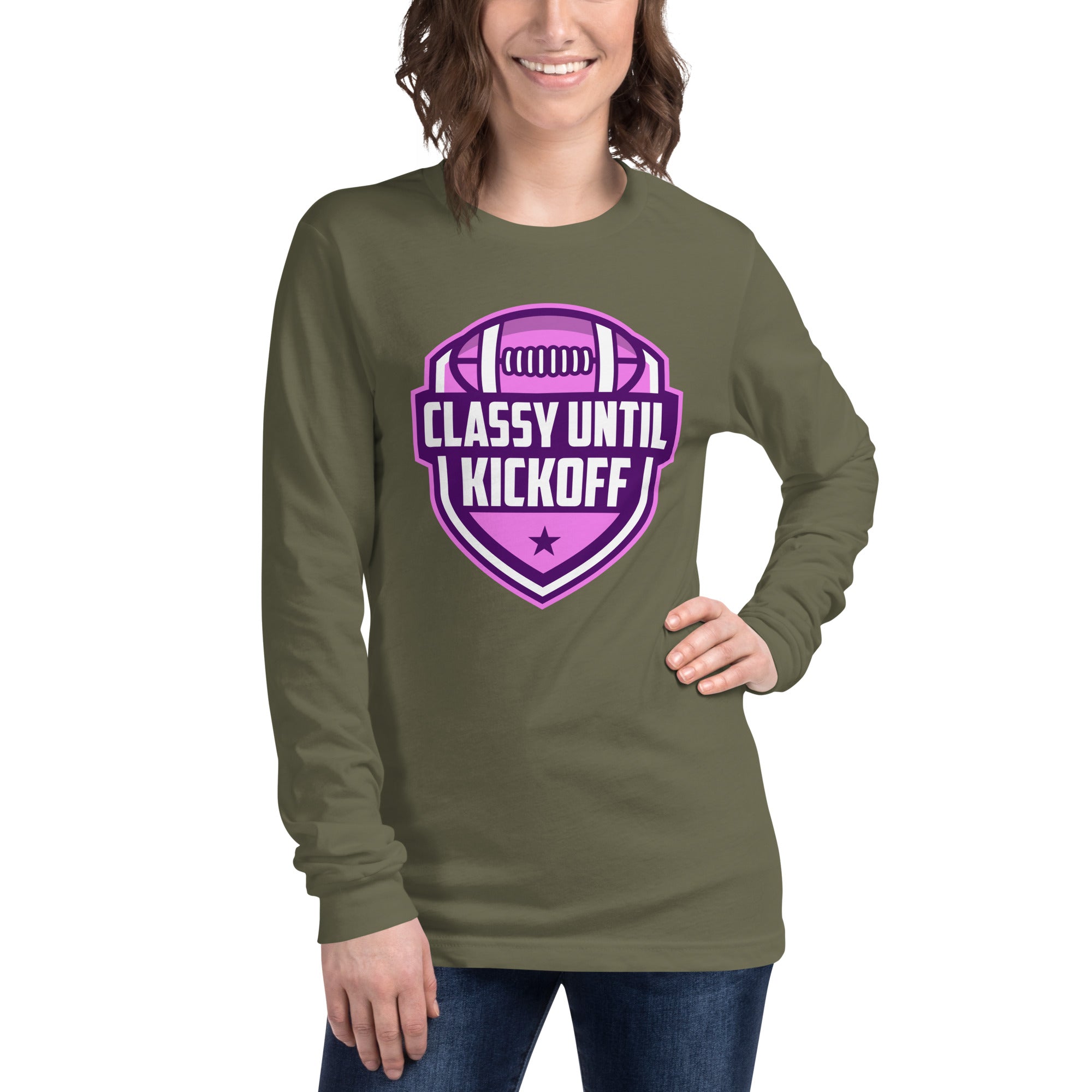 Classy Until KickOff Women's Select Long Sleeve