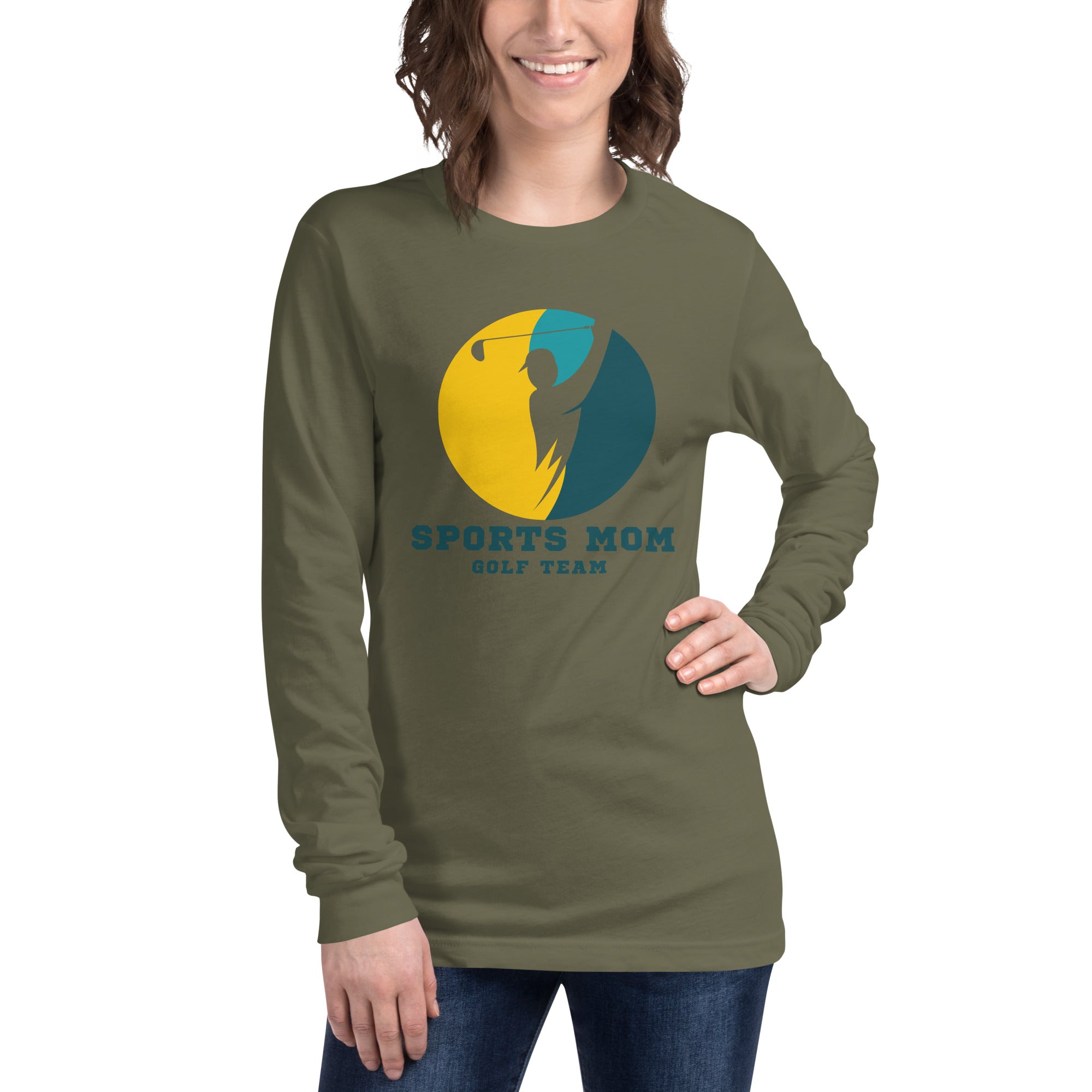 The Original Sports Mom Golf Team Women's Select Long Sleeve