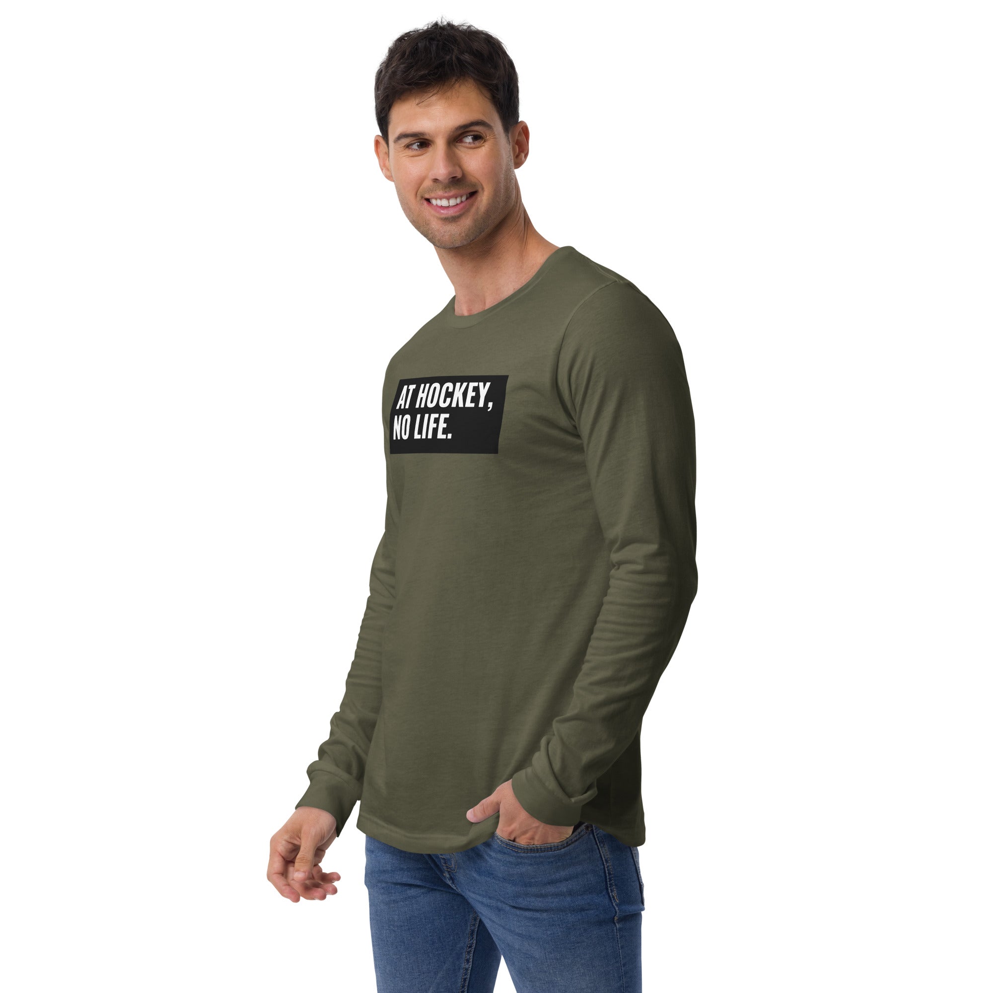 At Hockey, No Life Men's Select Long Sleeve