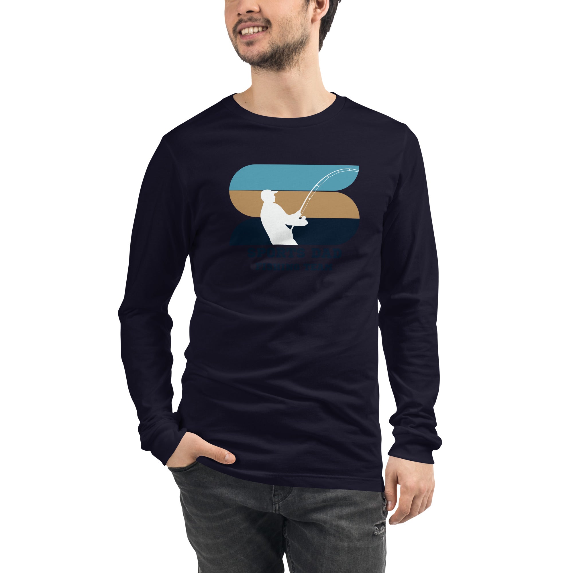 The Original Sports Dad Fishing Team Men's Select Long Sleeve