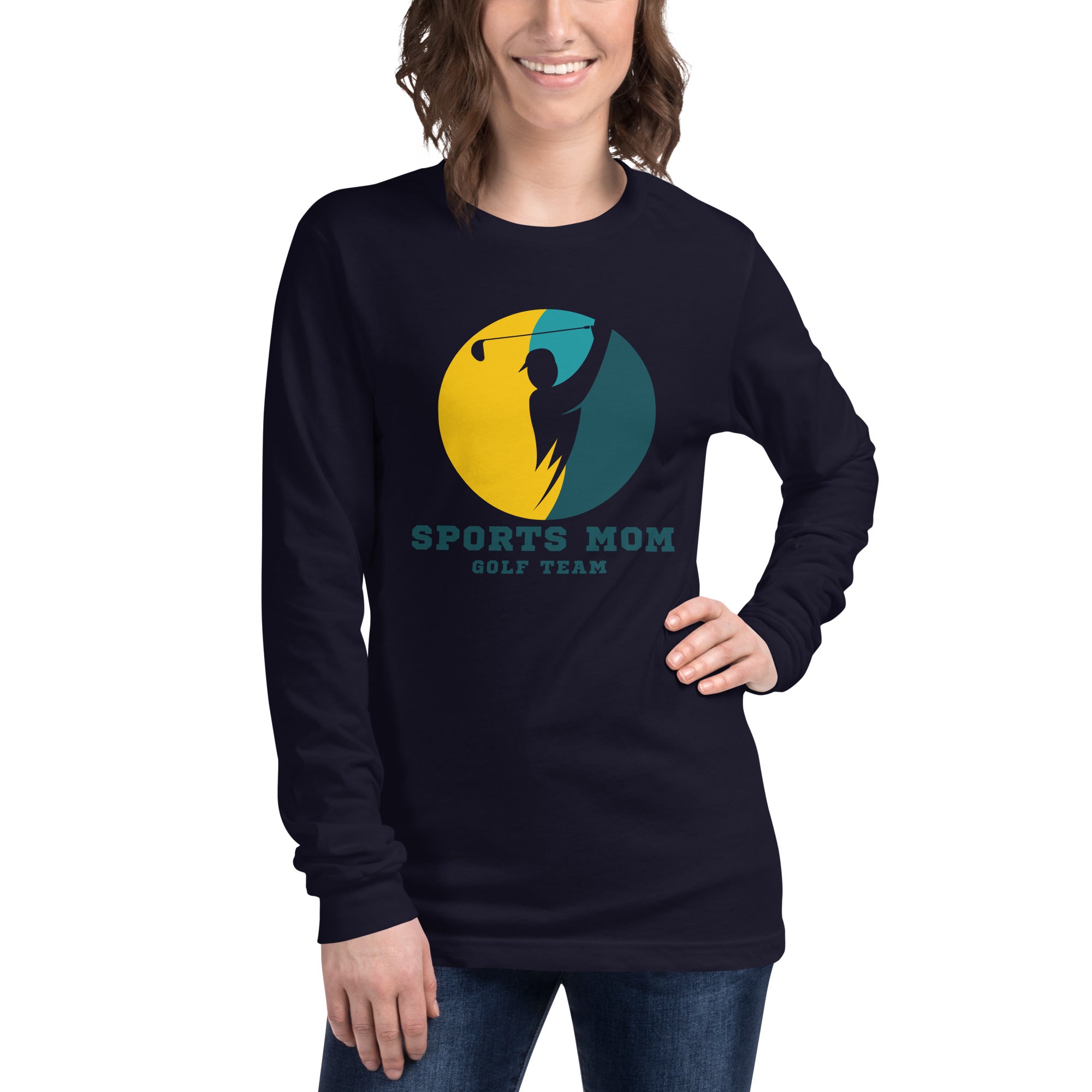 The Original Sports Mom Golf Team Women's Select Long Sleeve