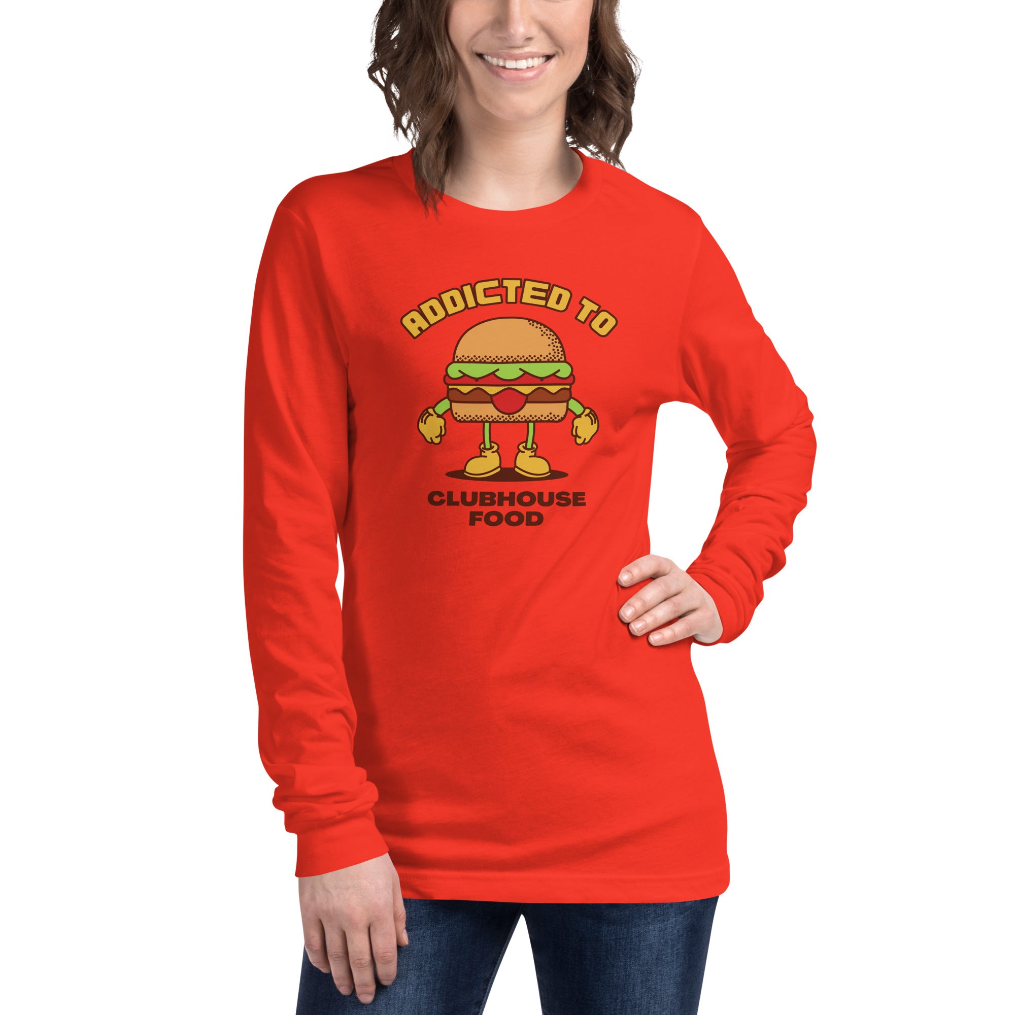 Addicted To Clubhouse Food Women's Select Long Sleeve