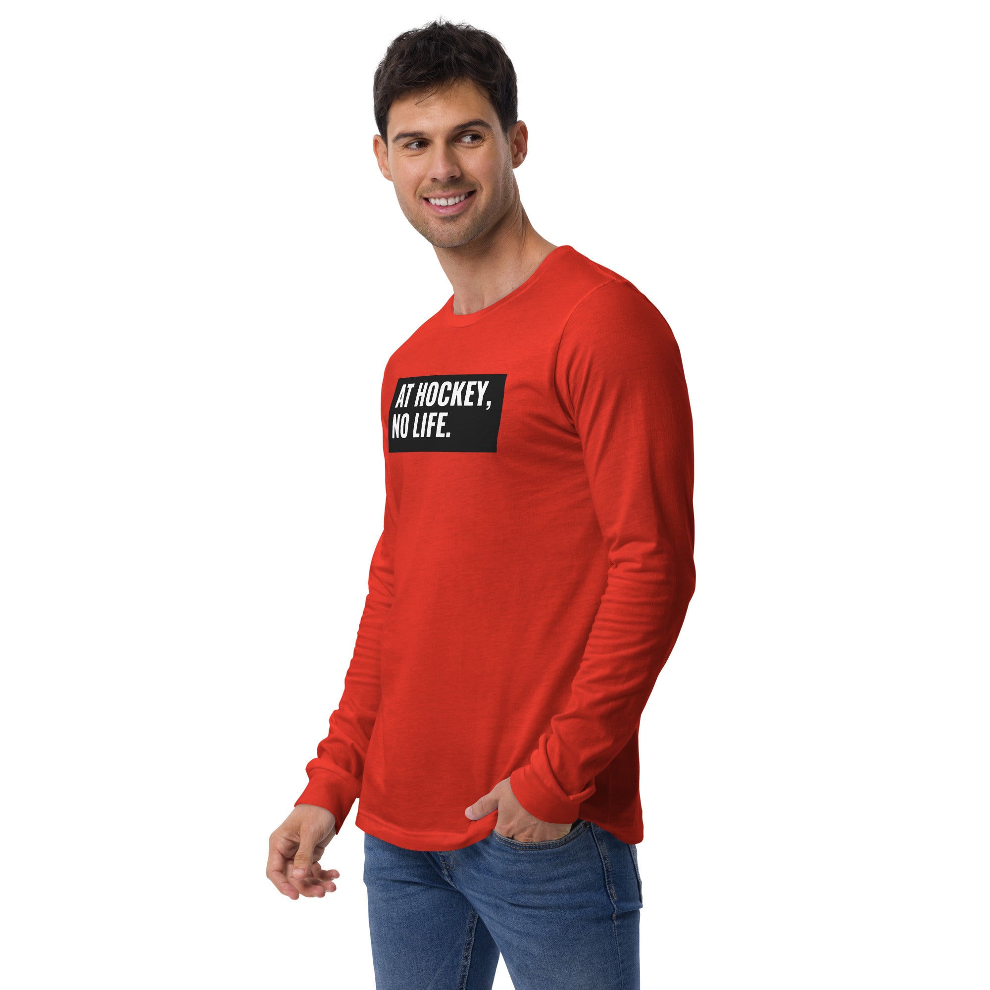 At Hockey, No Life Men's Select Long Sleeve