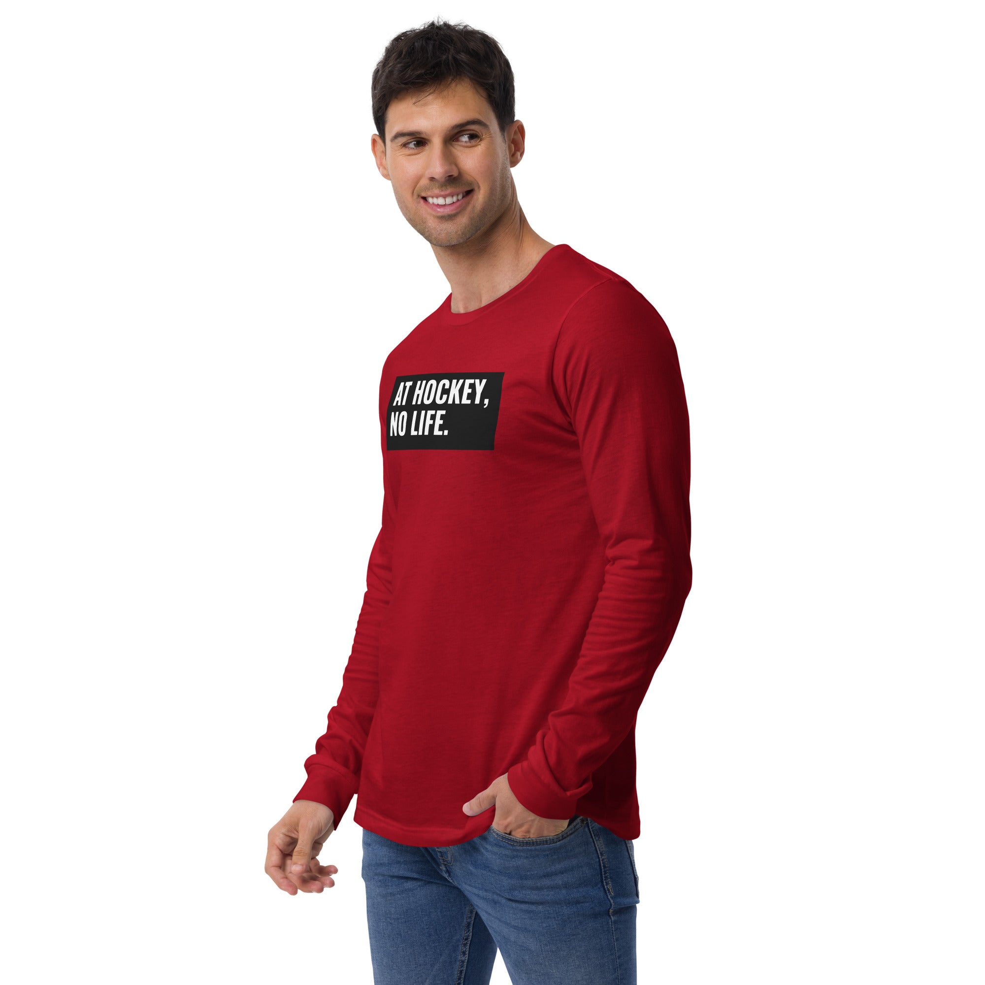 At Hockey, No Life Men's Select Long Sleeve