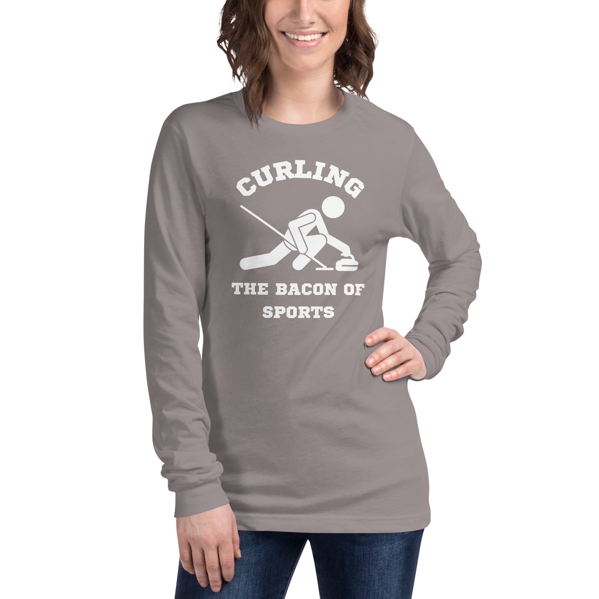 Curling The Bacon Of Sports Women's Select Long Sleeve