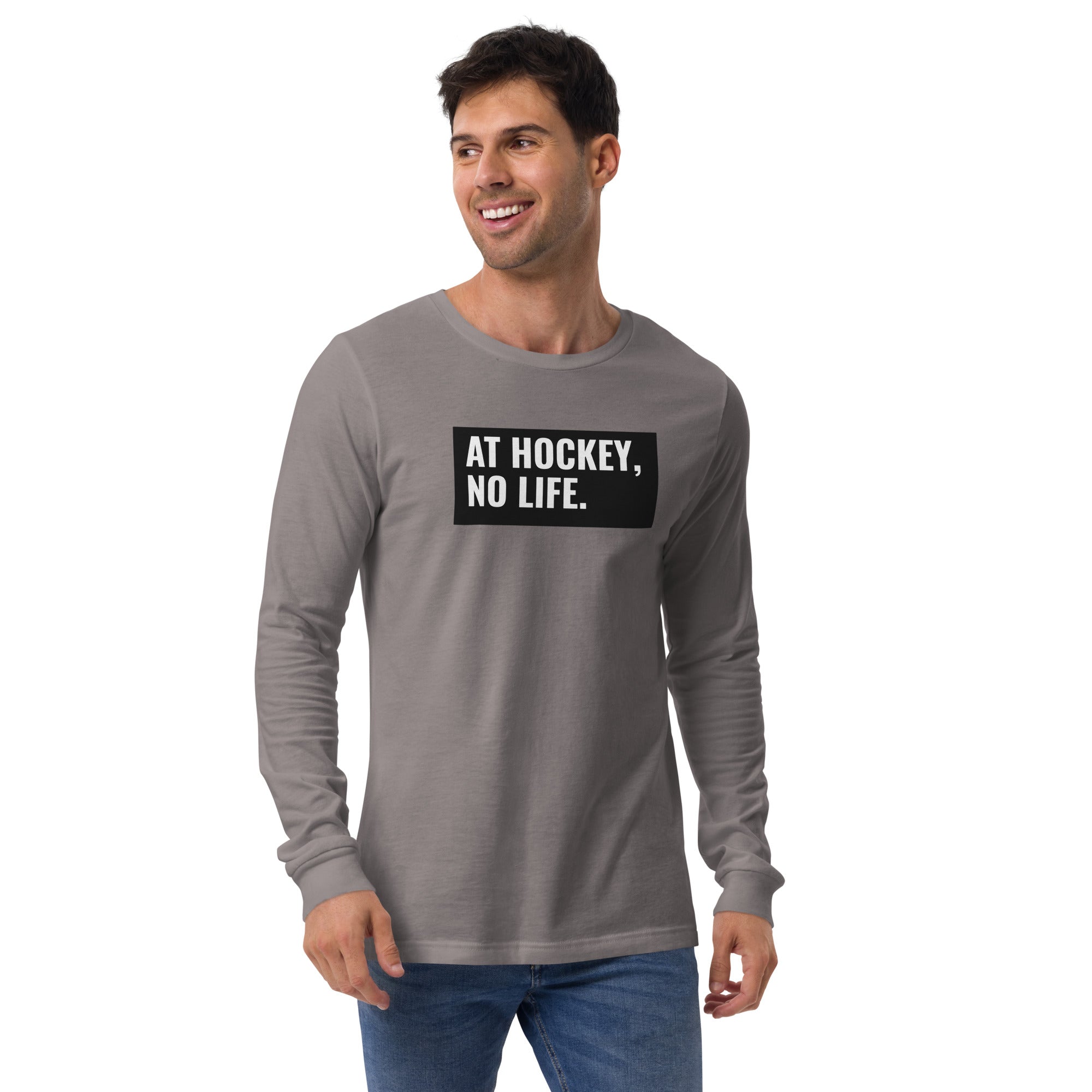 At Hockey, No Life Men's Select Long Sleeve