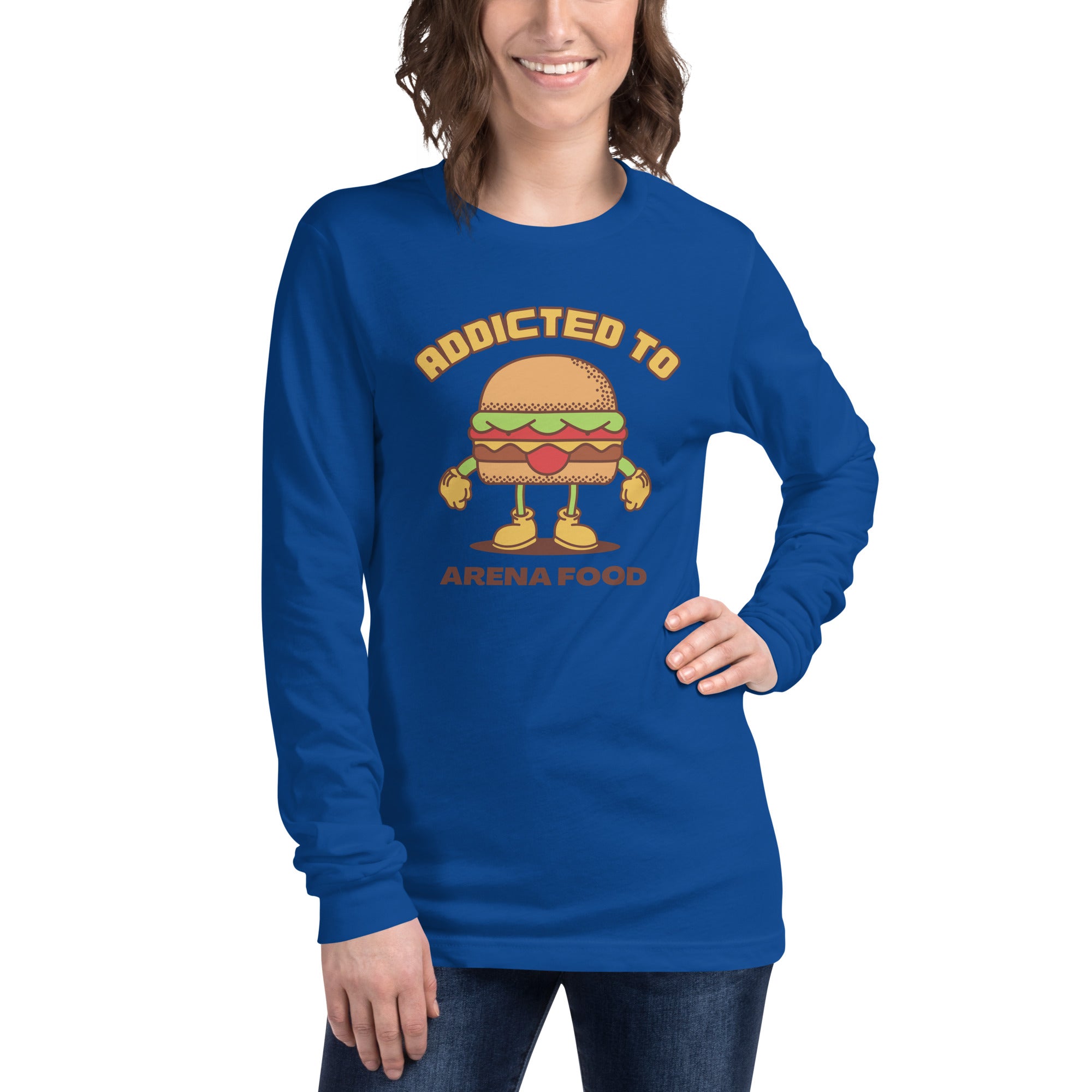 Addicted To Arena Food Women's Pro Team Long Sleeve