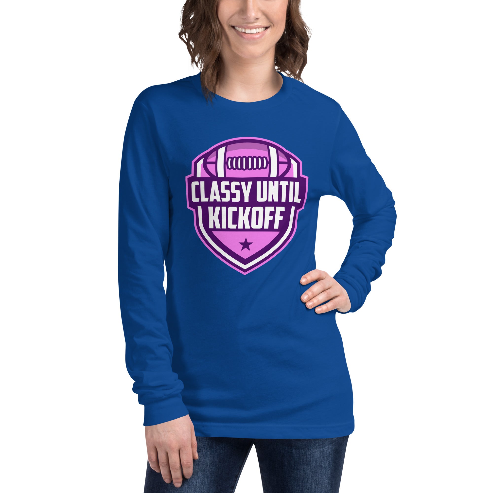 Classy Until KickOff Women's Select Long Sleeve