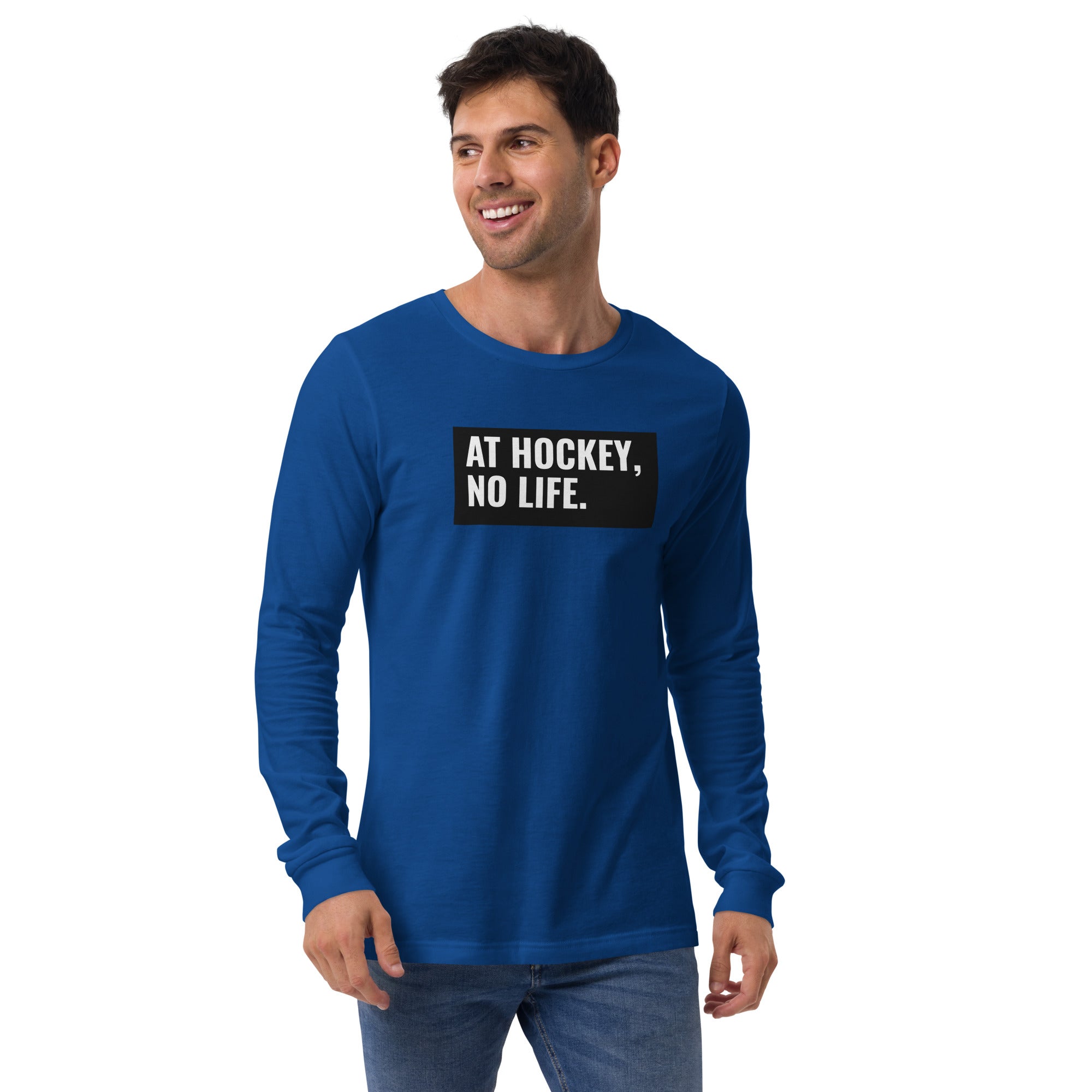 At Hockey, No Life Men's Select Long Sleeve