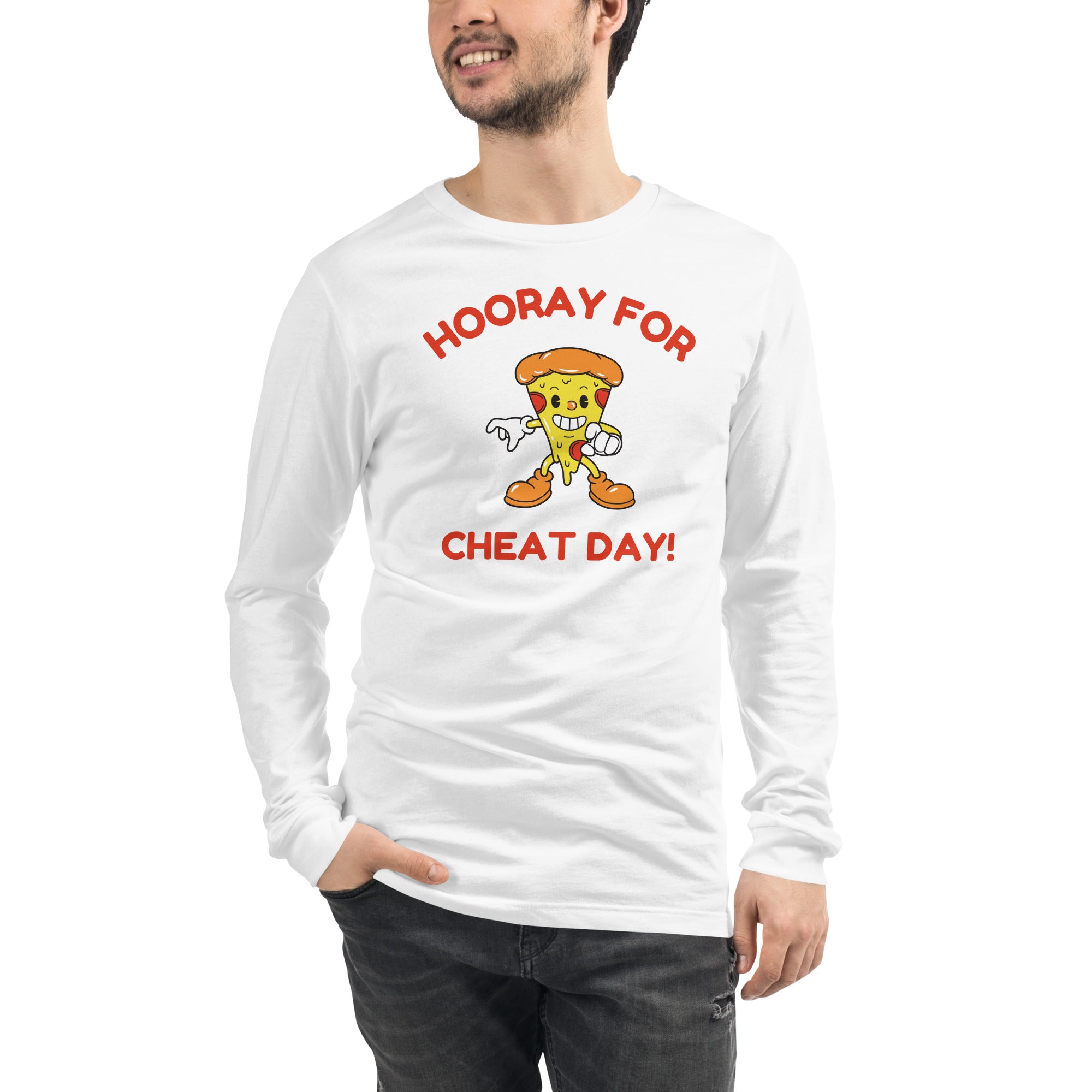 Hooray For Cheat Day! Men's Select Long Sleeve