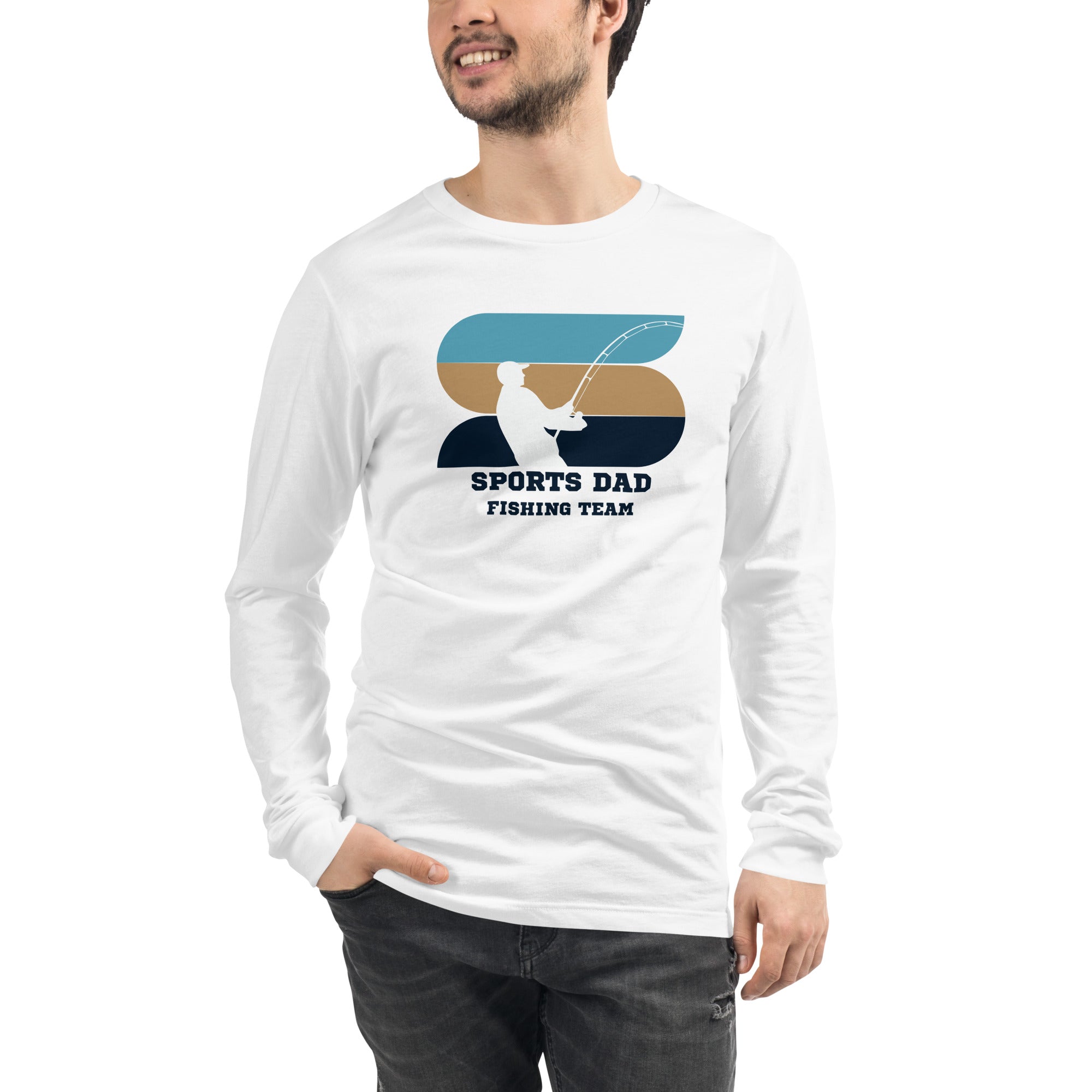 The Original Sports Dad Fishing Team Men's Select Long Sleeve