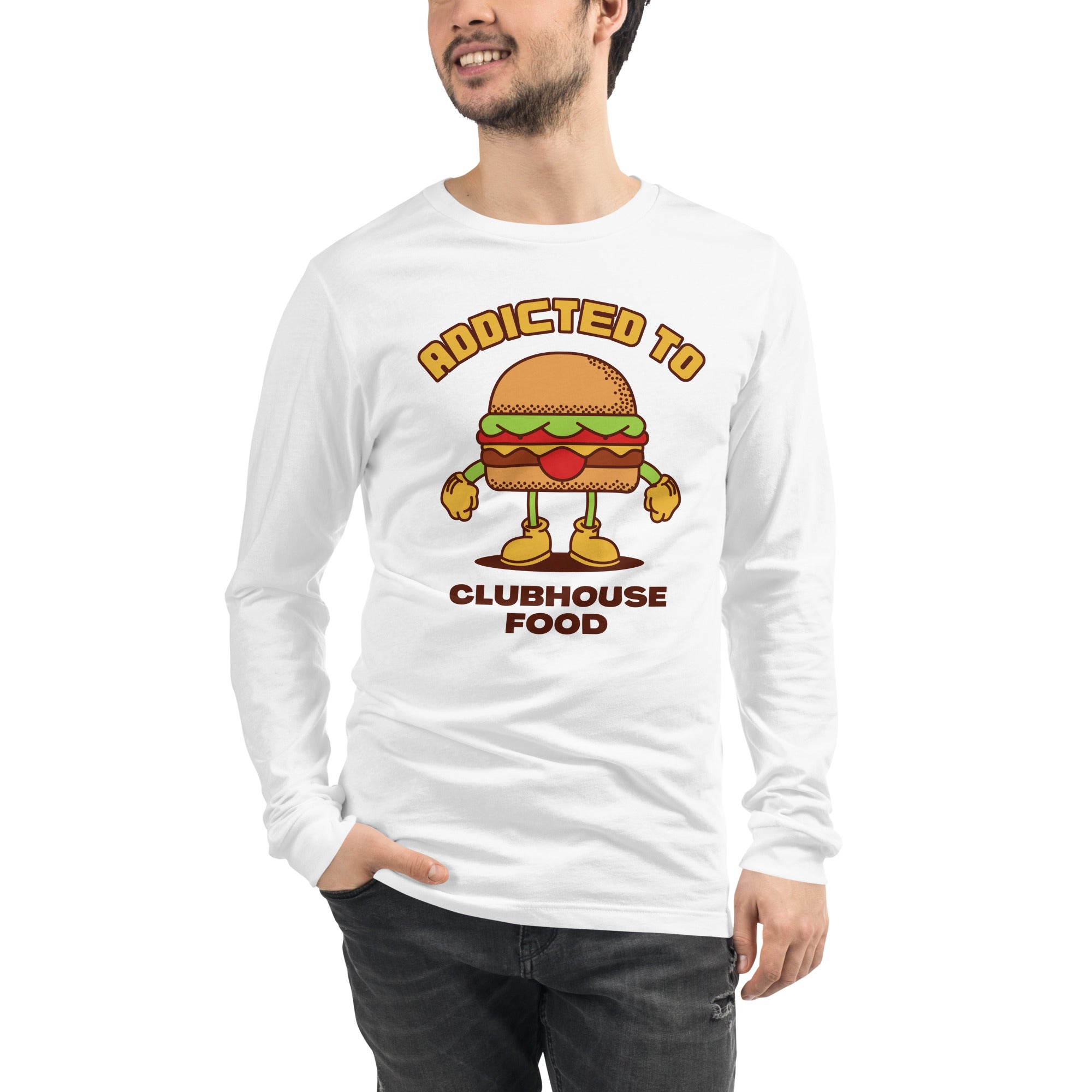Addicted To Clubhouse Food Men's Select Long Sleeve