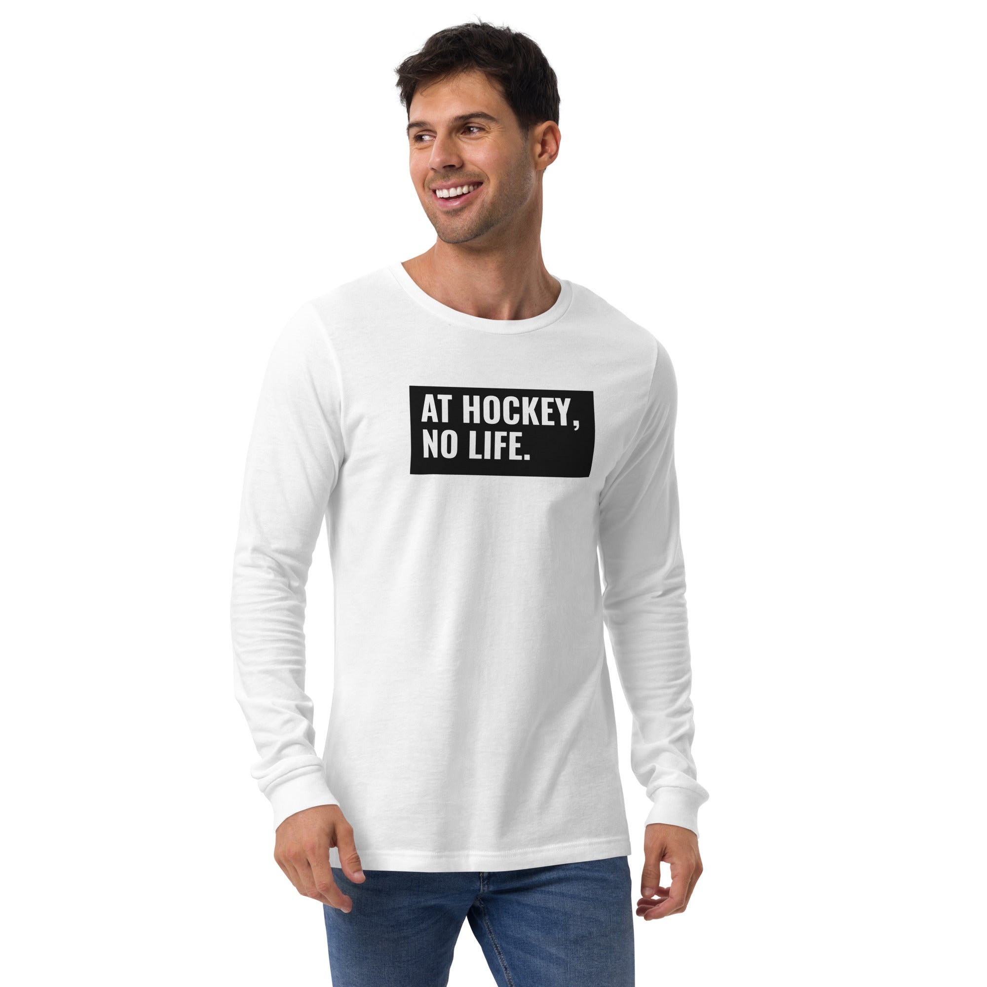 At Hockey, No Life Men's Select Long Sleeve