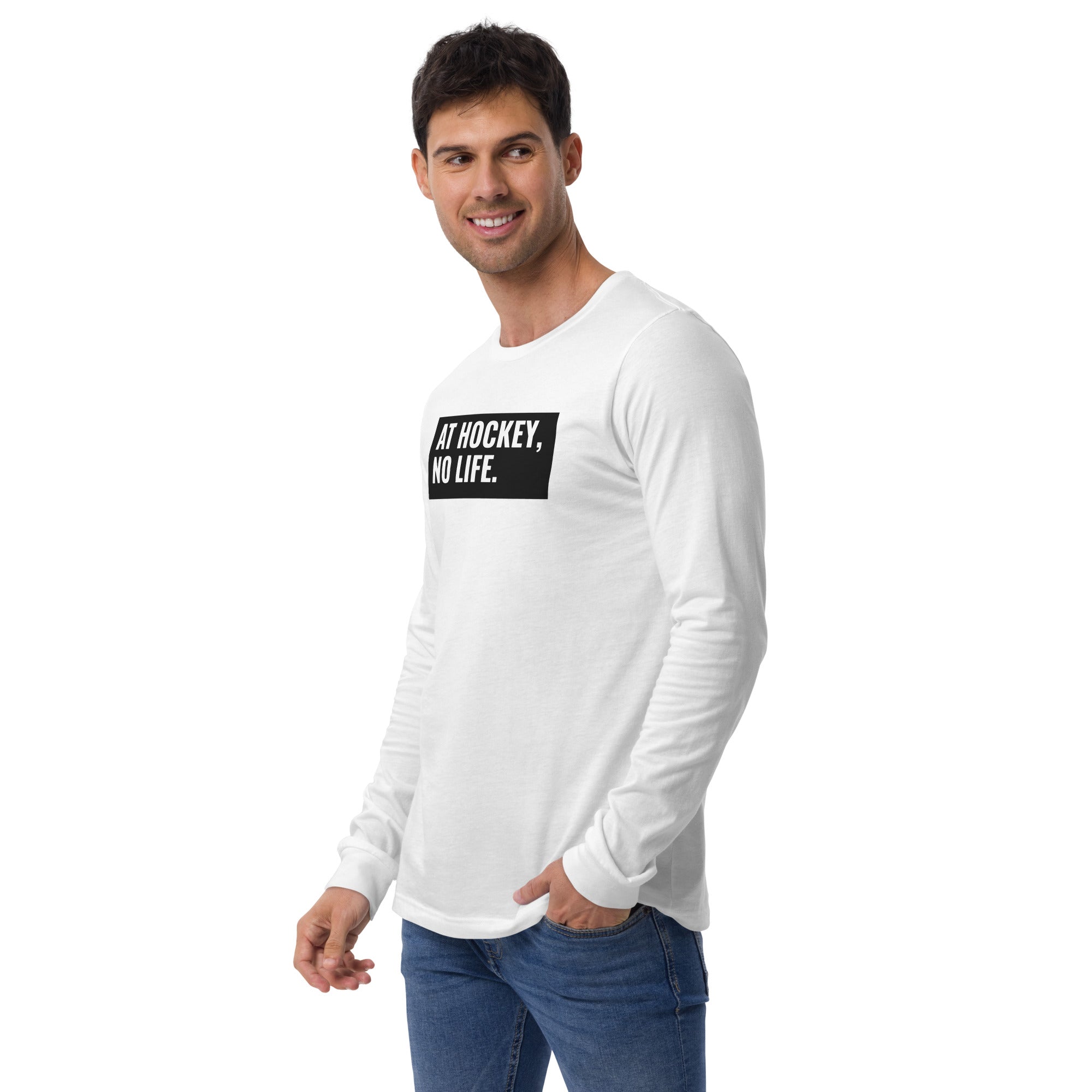 At Hockey, No Life Men's Select Long Sleeve