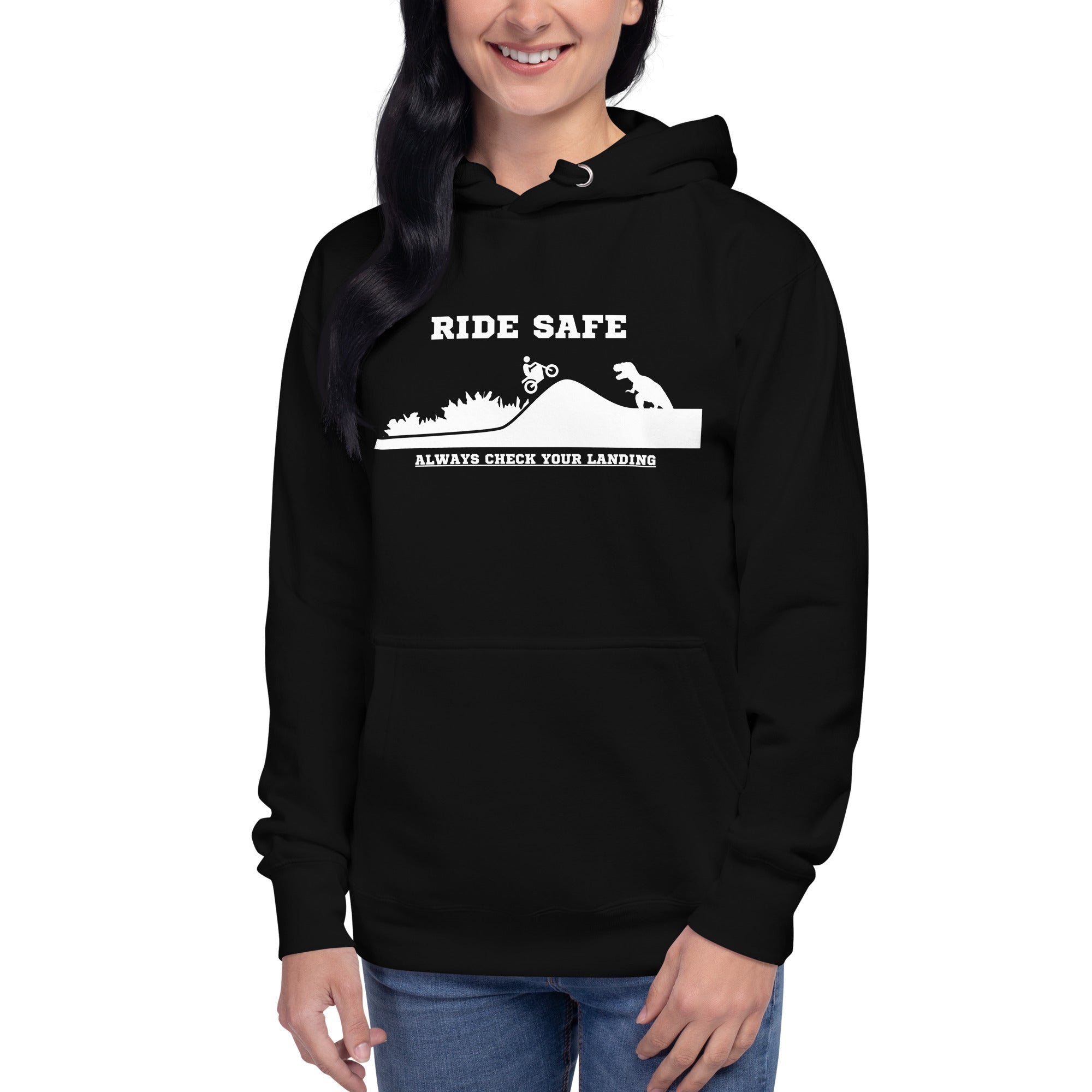 Ride Safe Check Your Landing Women's Heavy Hoodie