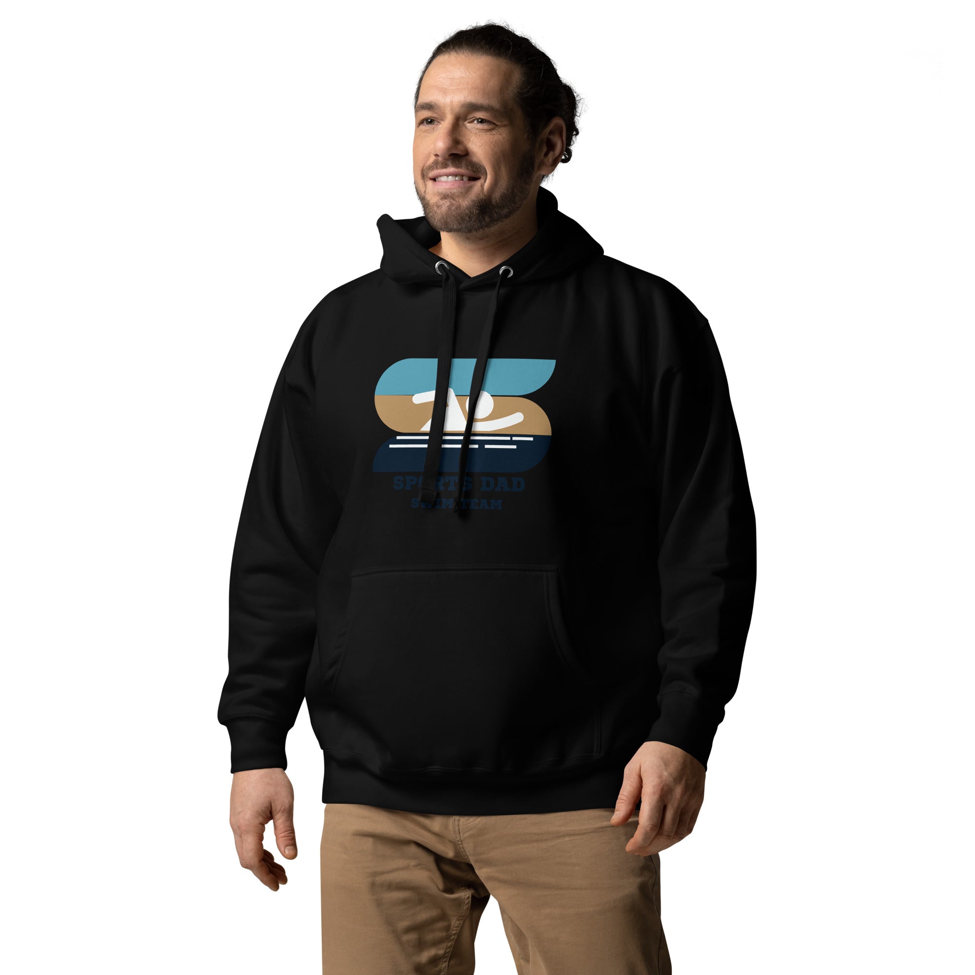 The Original Sports Dad Swim Team Men's Heavy Hoodie