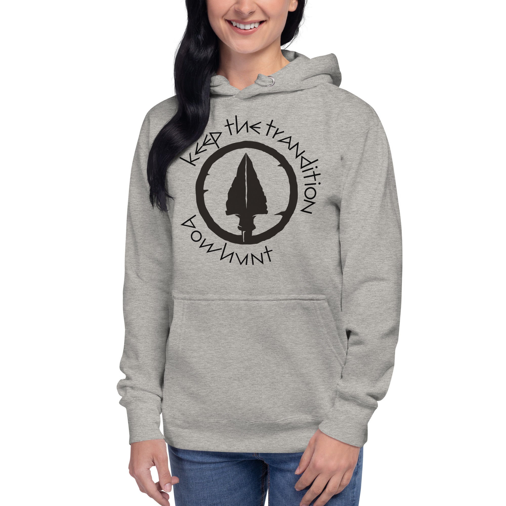 Keep The Tradition Women's Heavy Hoodie - Bow Hunt