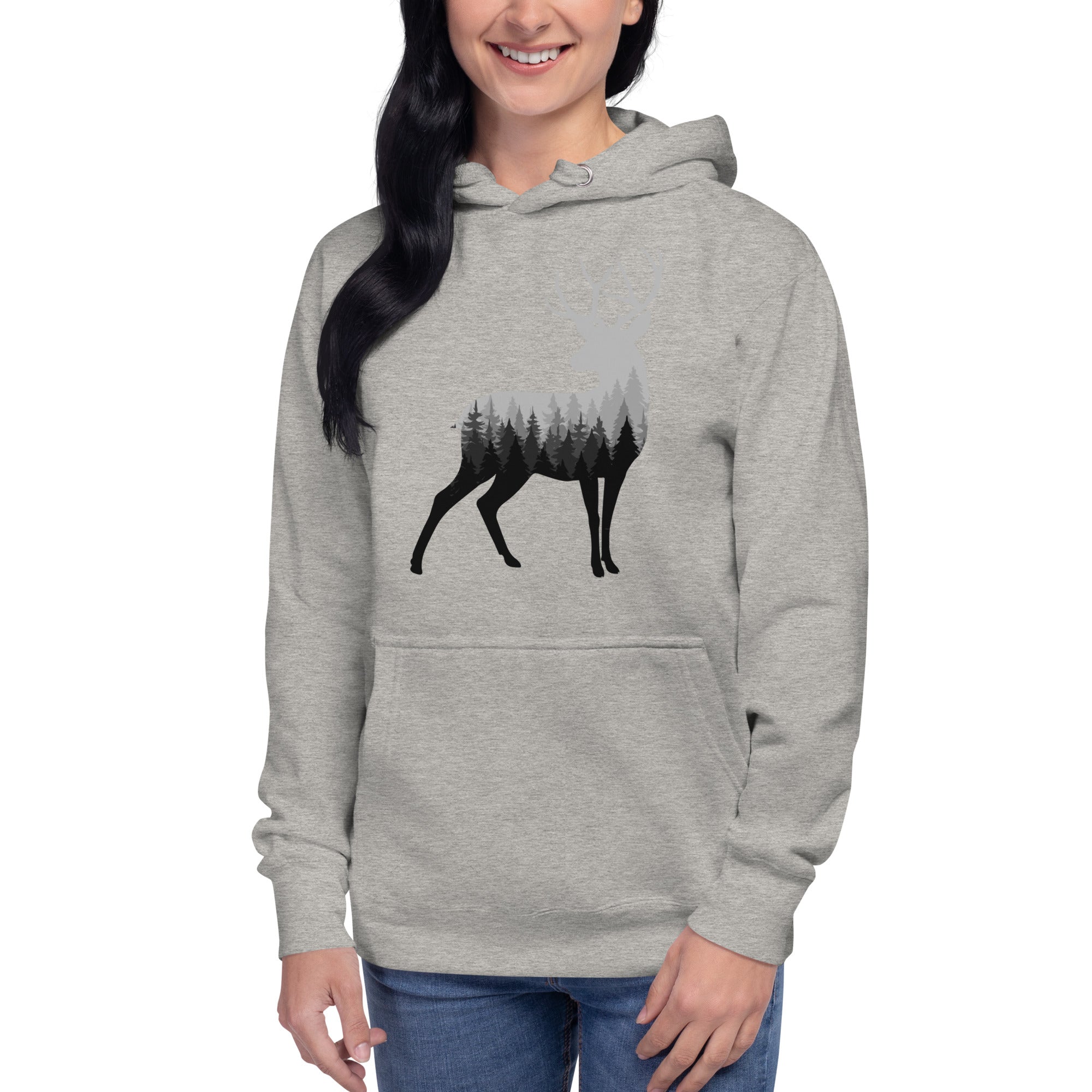 Buck n' Trees Women's Heavy Hoodie