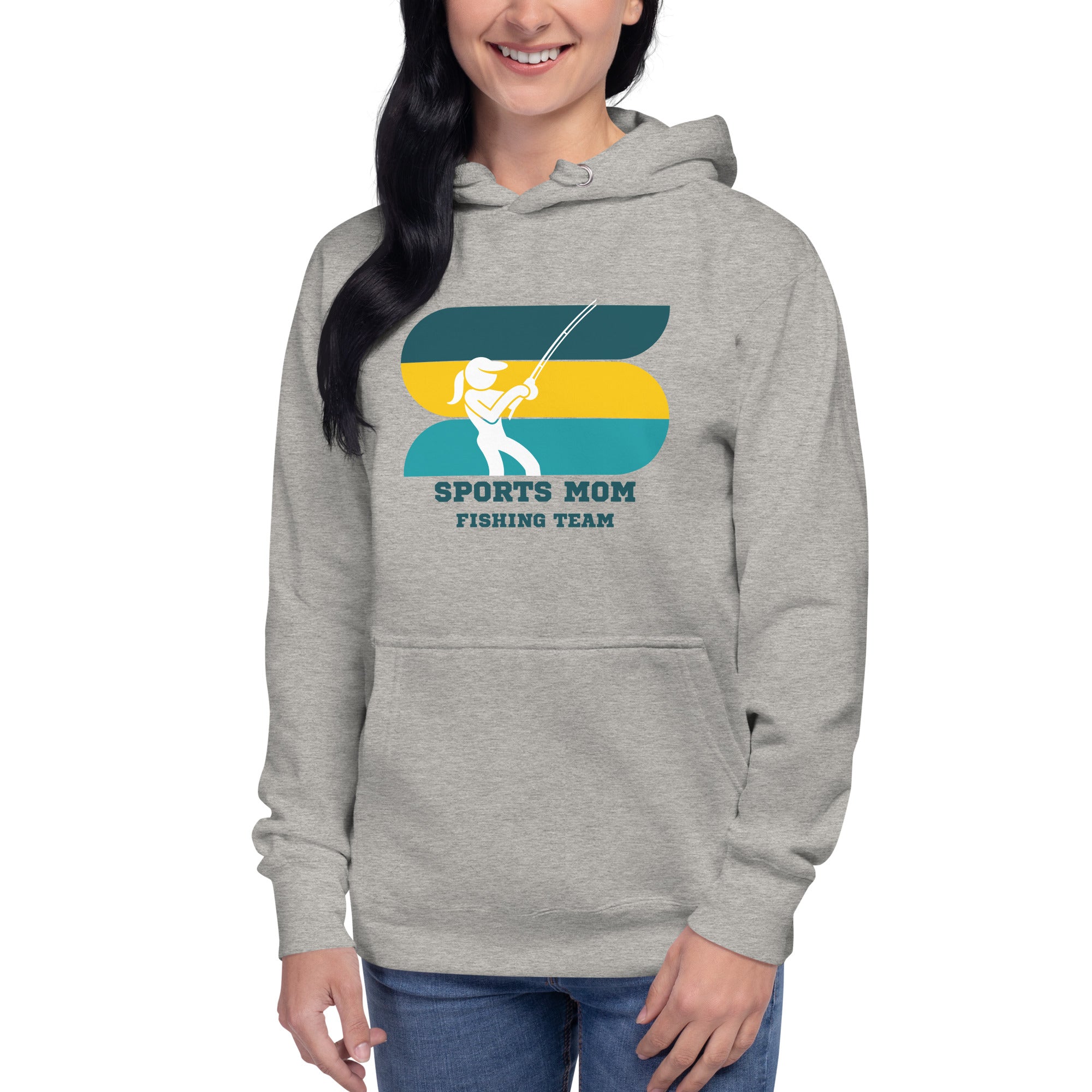 The Original Sports Mom Fishing Team Women's Heavy Hoodie