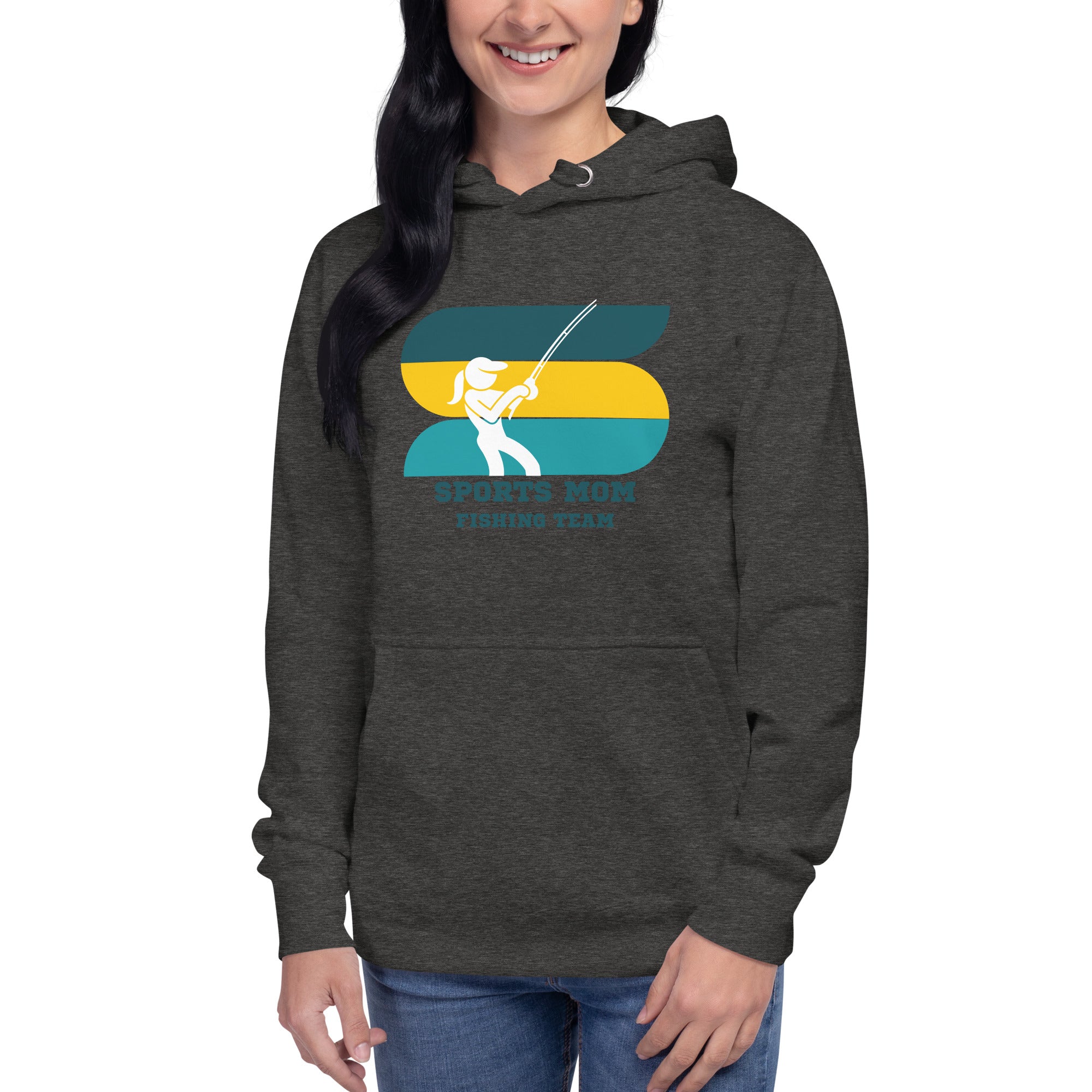 The Original Sports Mom Fishing Team Women's Heavy Hoodie