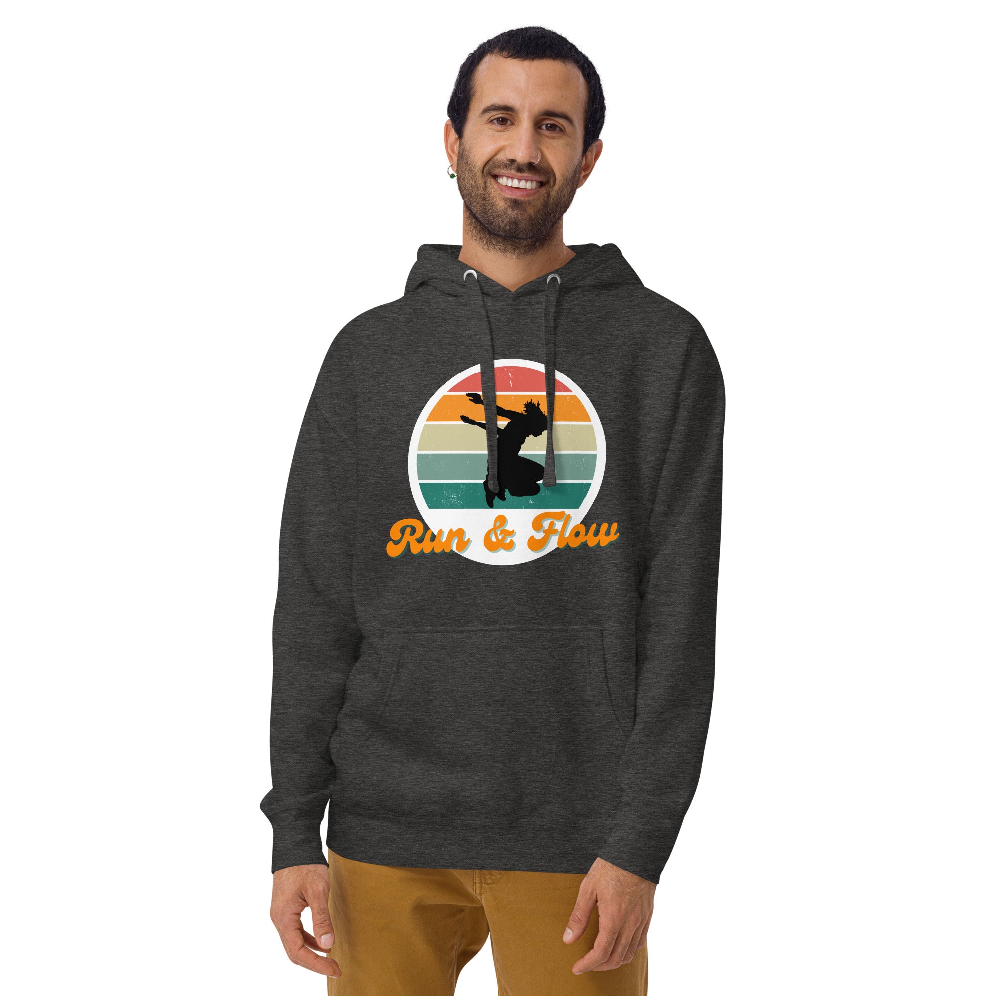 Run & Flow Men's Heavy Hoodie