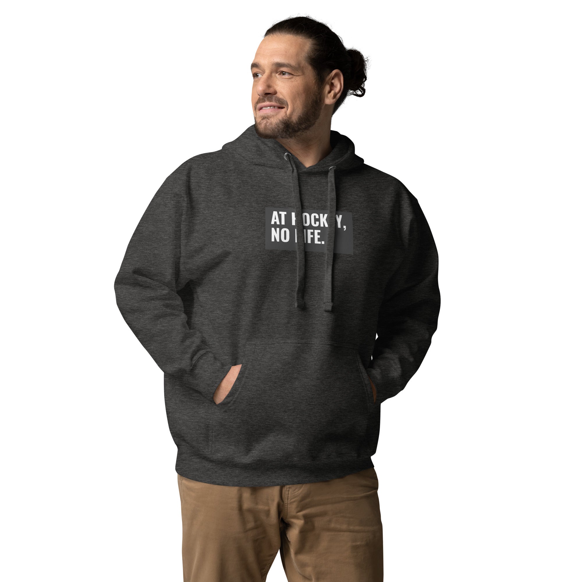 At Hockey, No Life Men's Heavy Hoodie