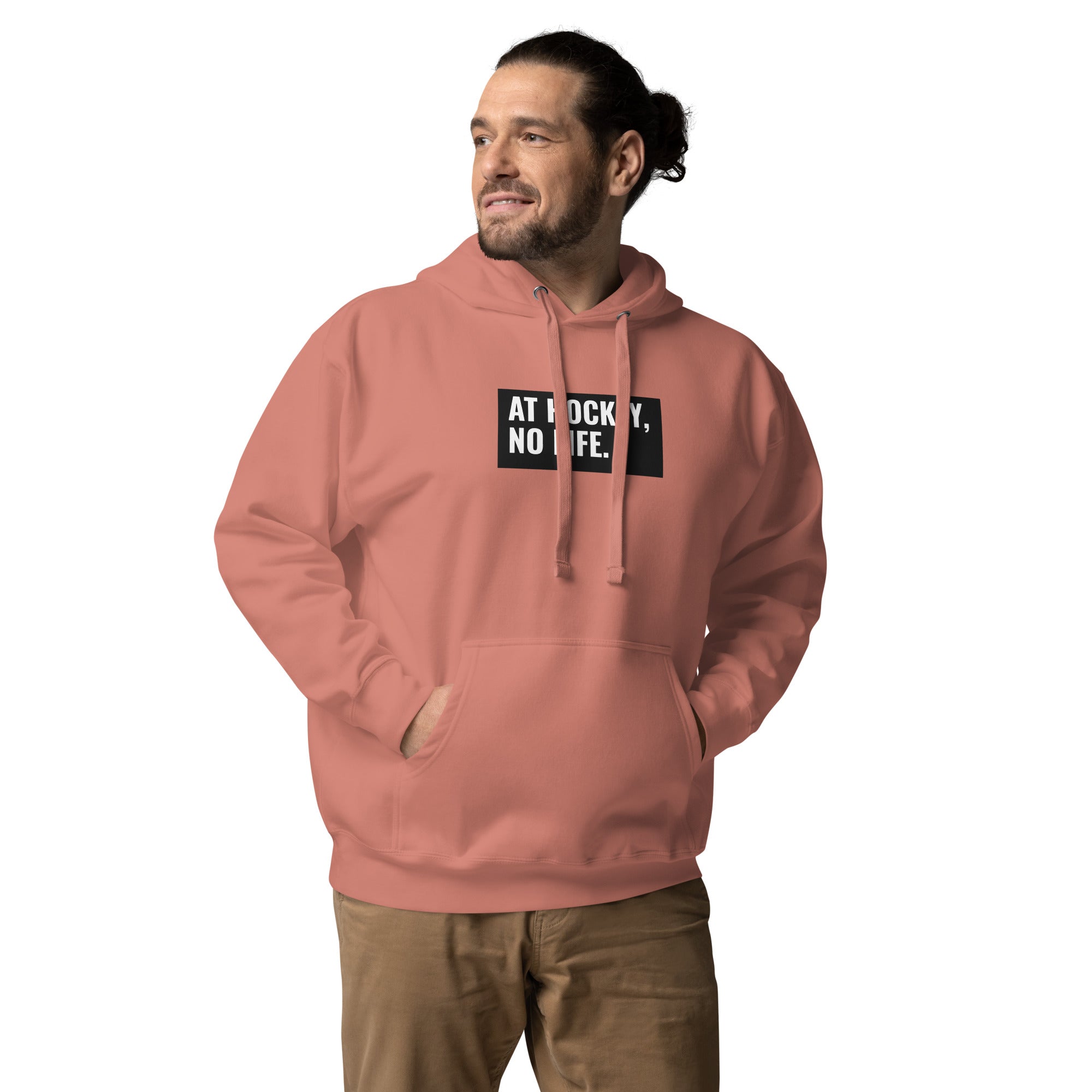 At Hockey, No Life Men's Heavy Hoodie