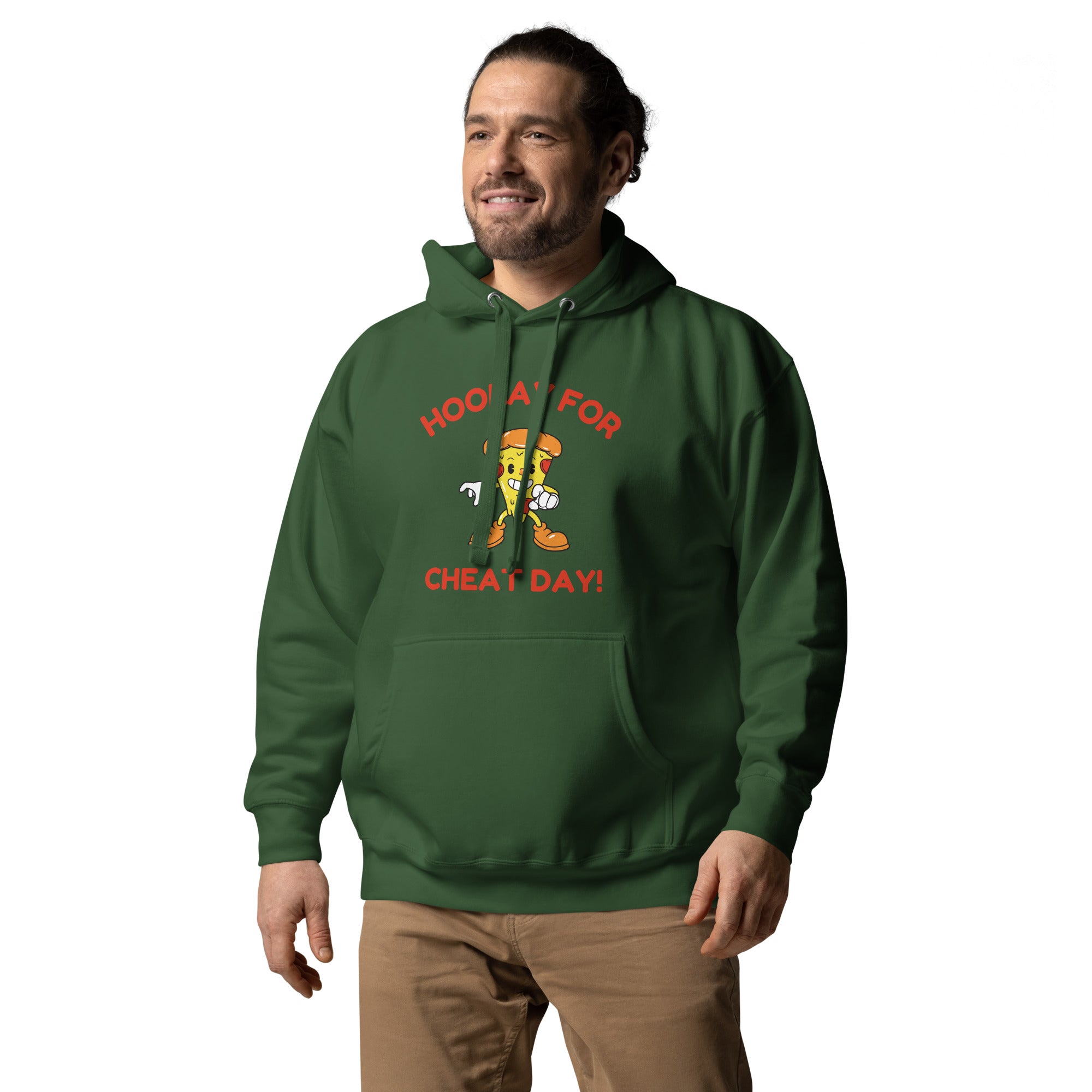 Hooray For Cheat Day! Men's Heavy Hoodie