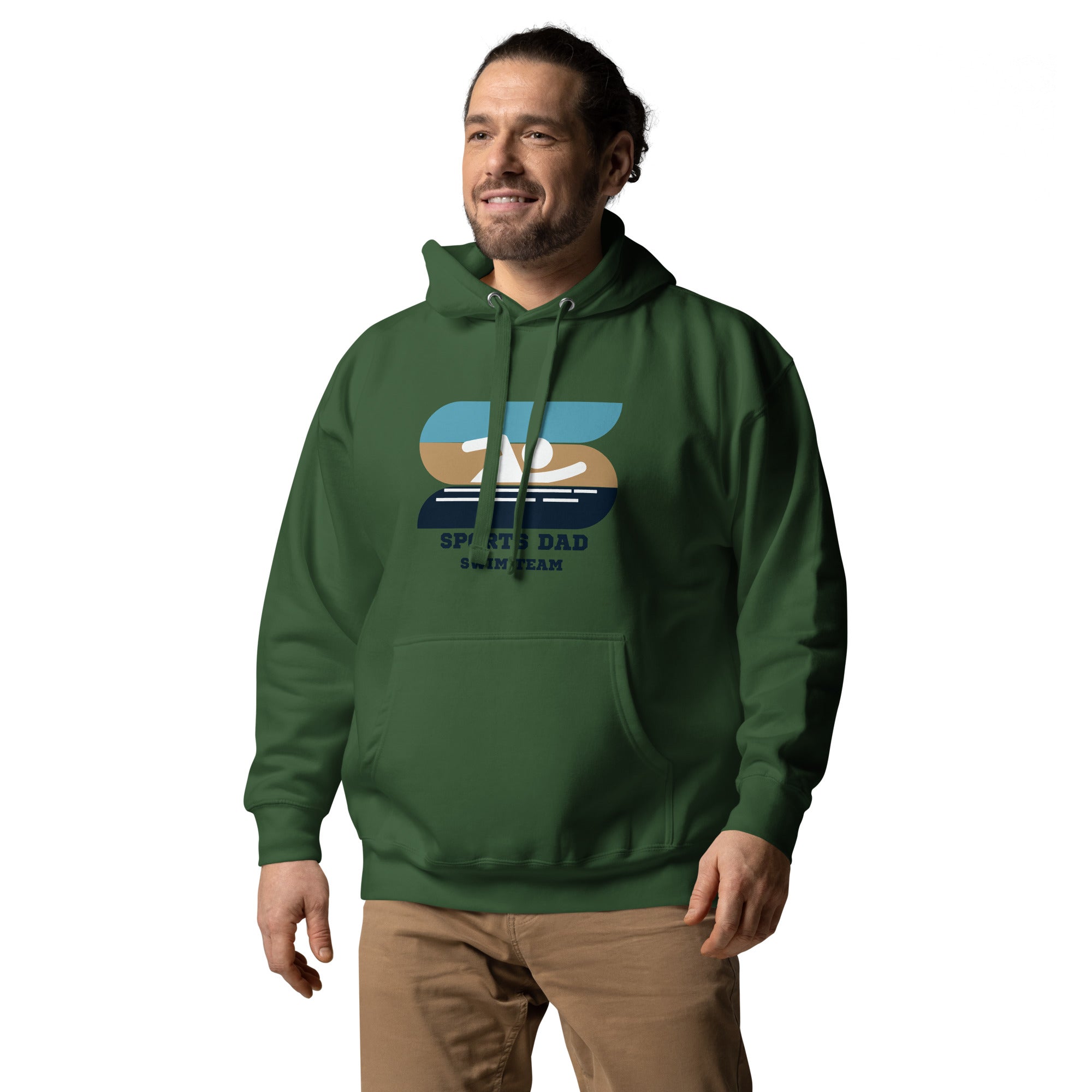 The Original Sports Dad Swim Team Men's Heavy Hoodie