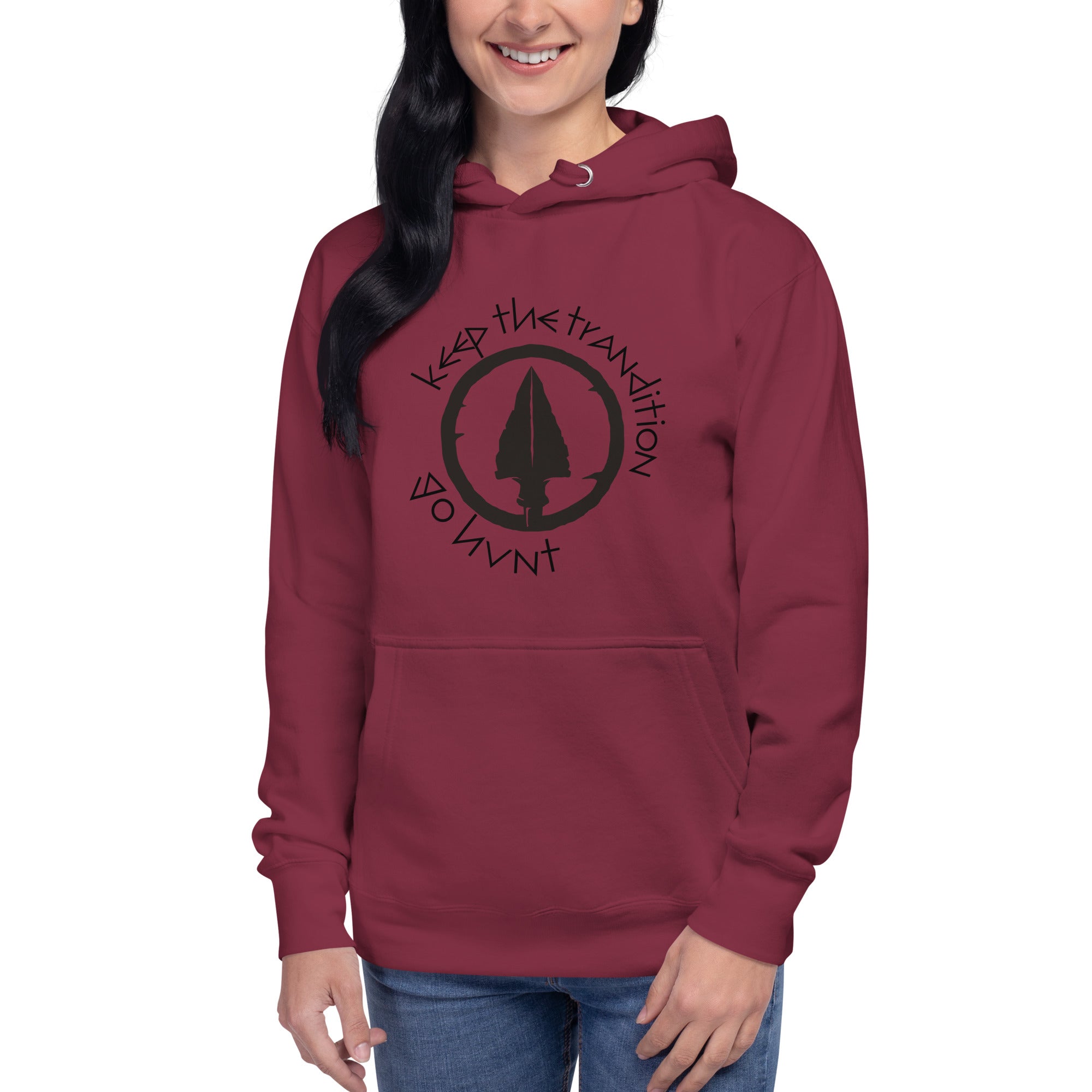 Keep The Tradition Women's Heavy Hoodie - Go Hunt