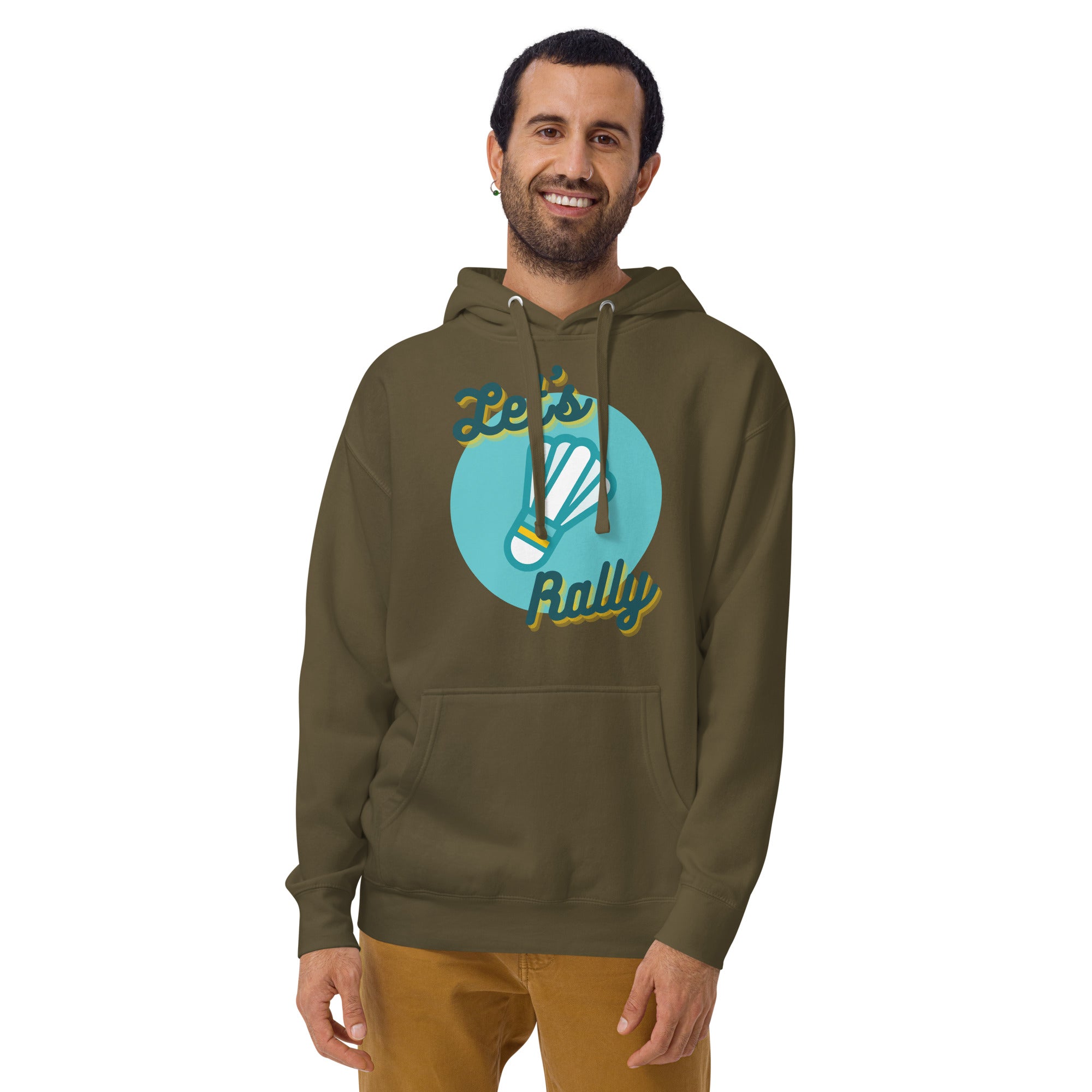 Let's Rally Men's Heavy Hoodie