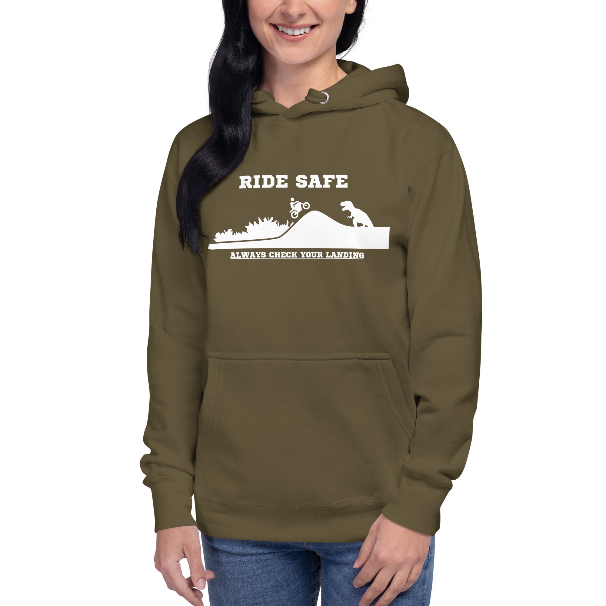 Ride Safe Check Your Landing Women's Heavy Hoodie