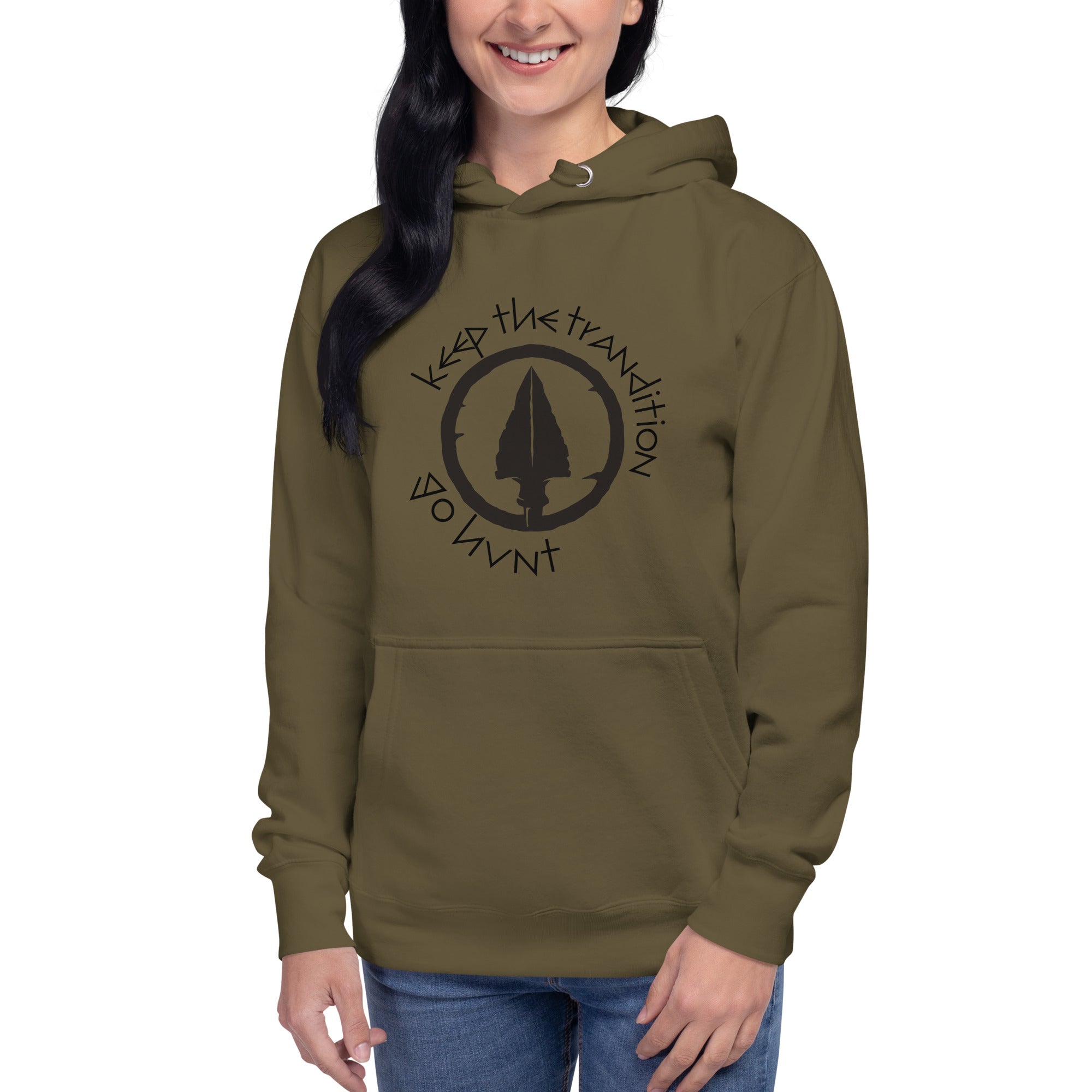 Keep The Tradition Women's Heavy Hoodie - Go Hunt