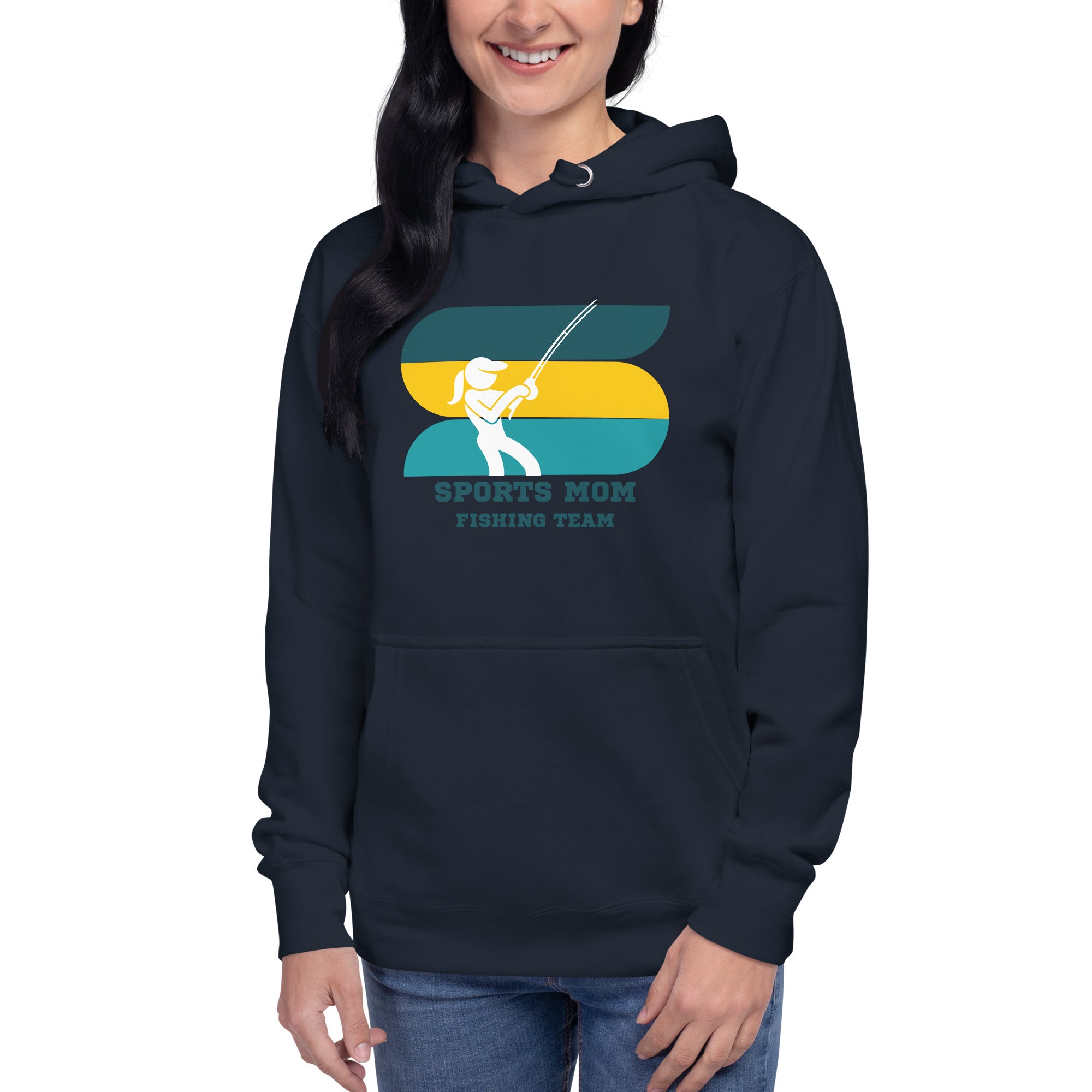 The Original Sports Mom Fishing Team Women's Heavy Hoodie