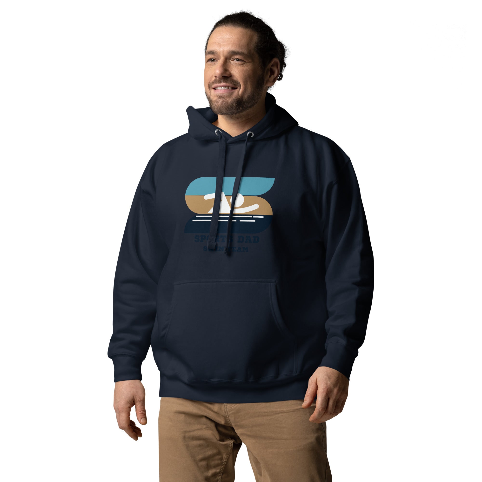 The Original Sports Dad Swim Team Men's Heavy Hoodie