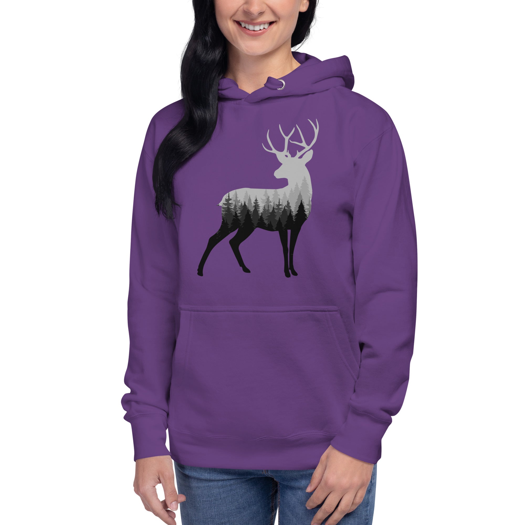 Buck n' Trees Women's Heavy Hoodie