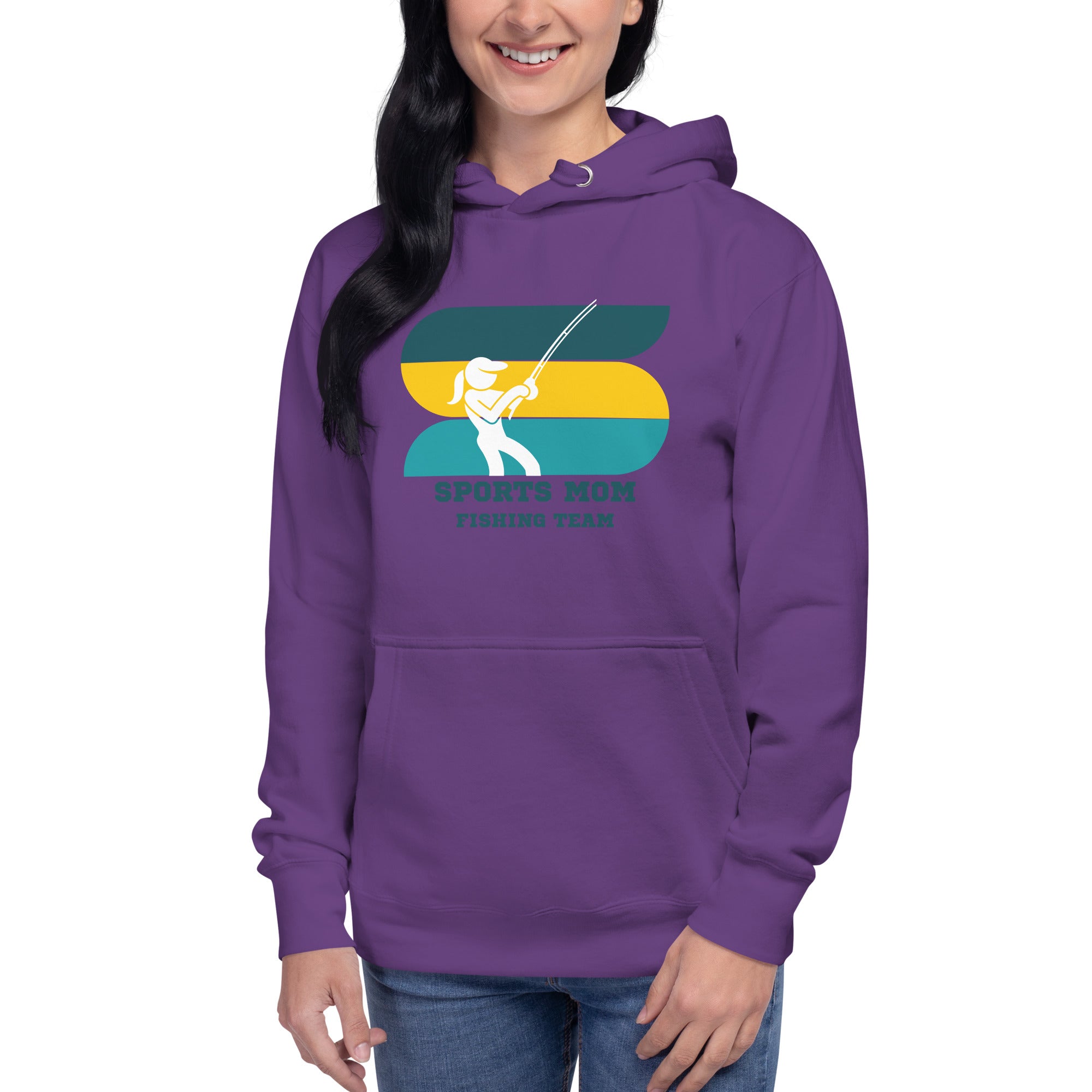 The Original Sports Mom Fishing Team Women's Heavy Hoodie