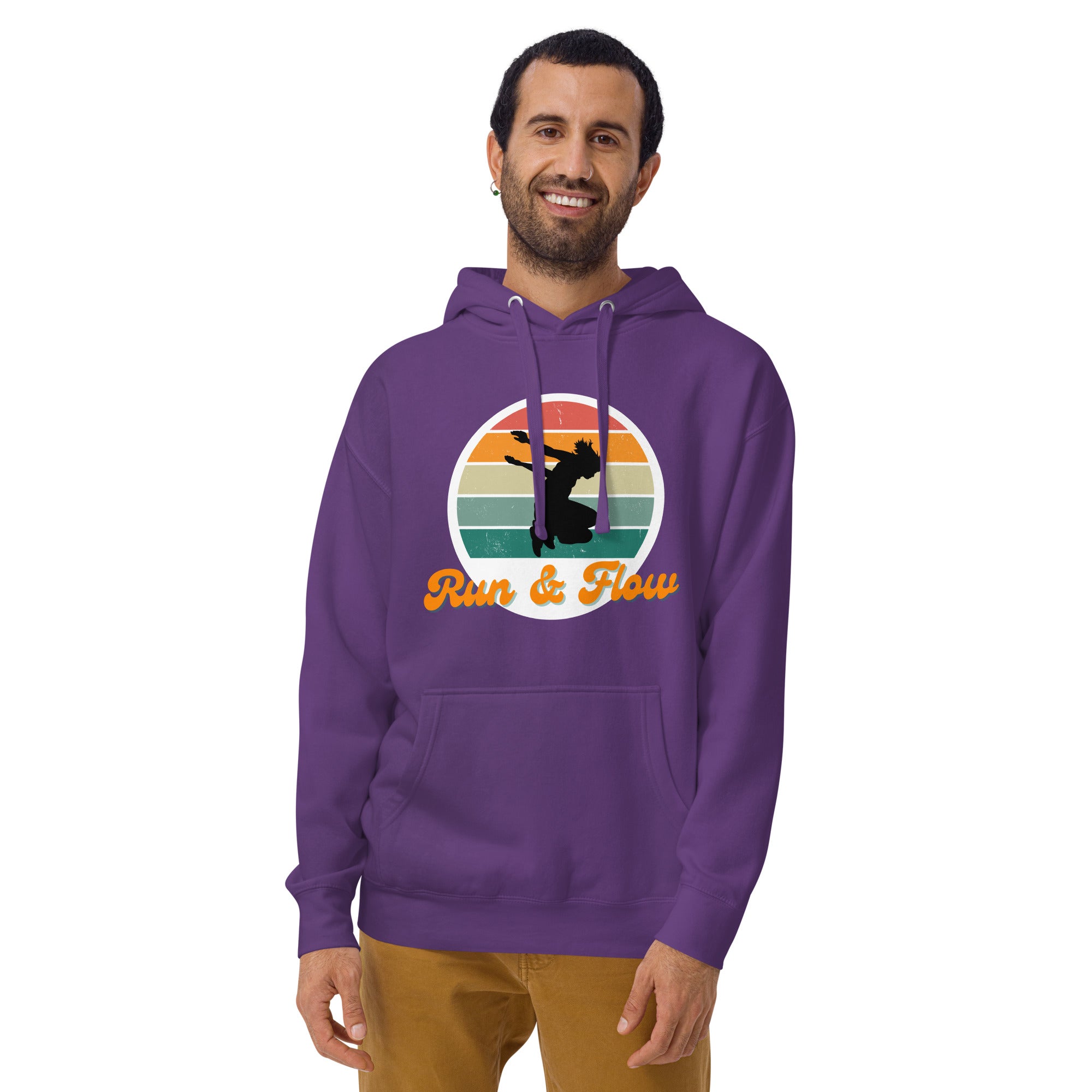 Run & Flow Men's Heavy Hoodie