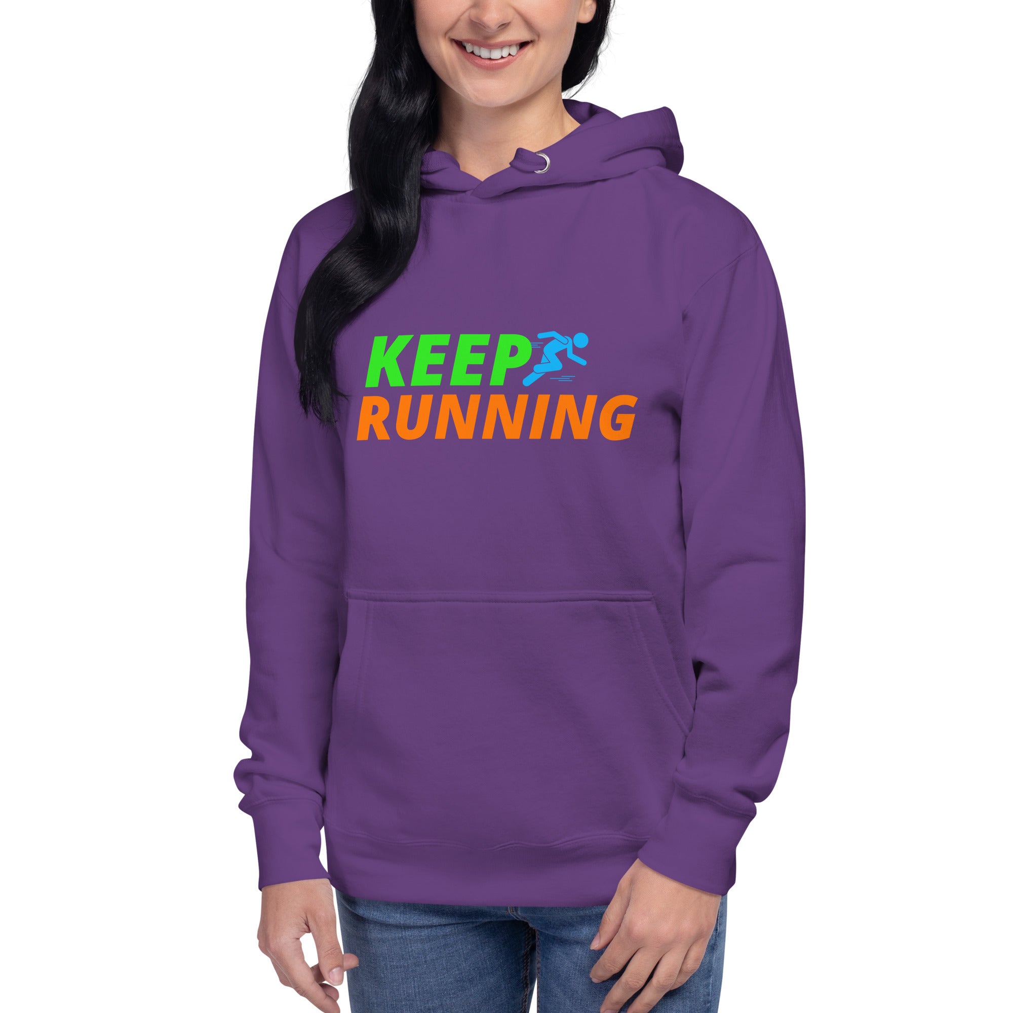 Keep Running Women's Heavy Hoodie