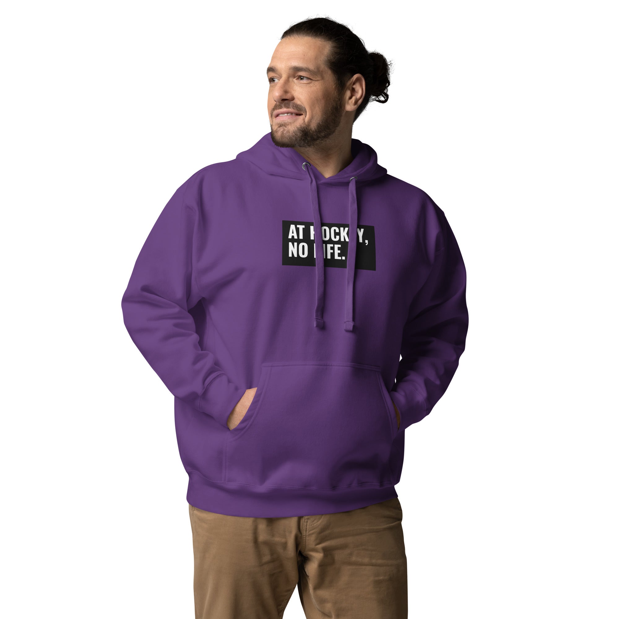 At Hockey, No Life Men's Heavy Hoodie