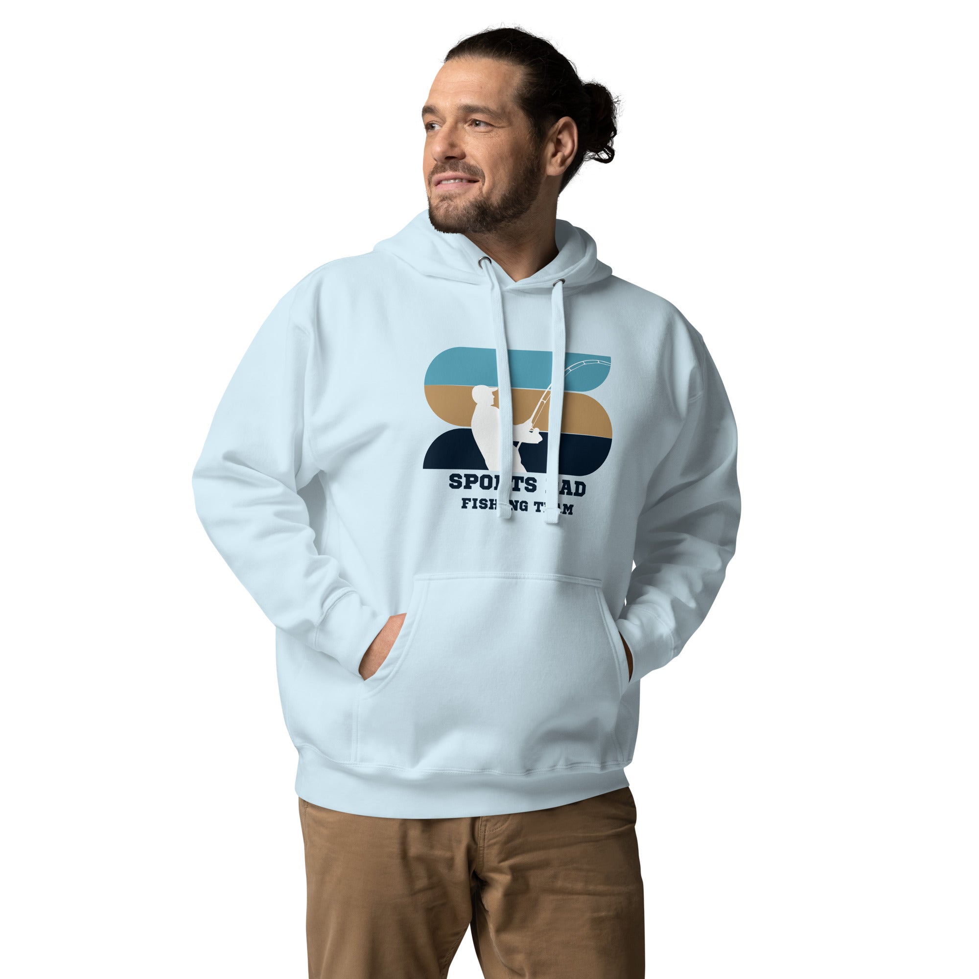 The Original Sports Dad Fishing Team Men's Heavy Hoodie